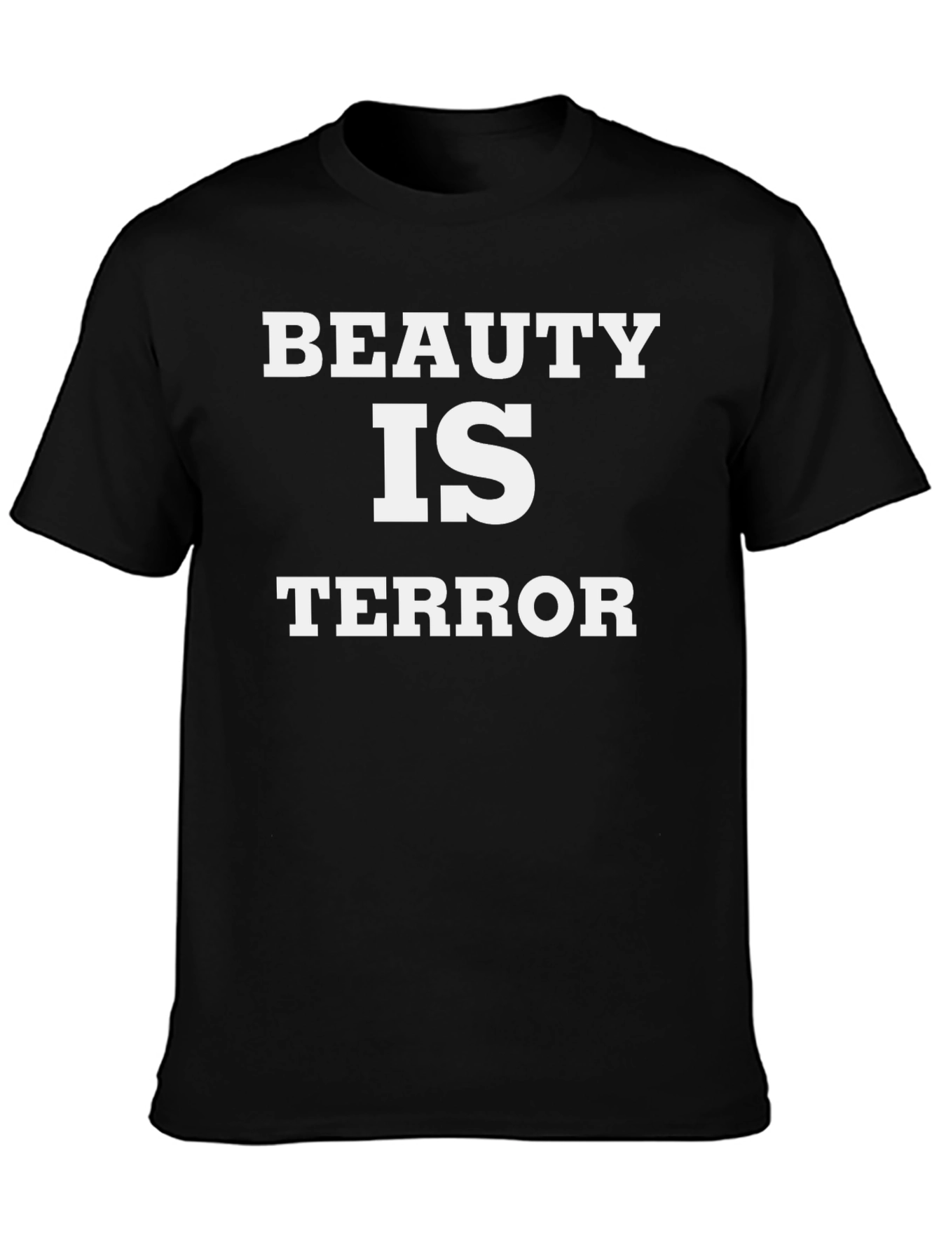 Beauty Is Terror Graphic Print T-Shirt