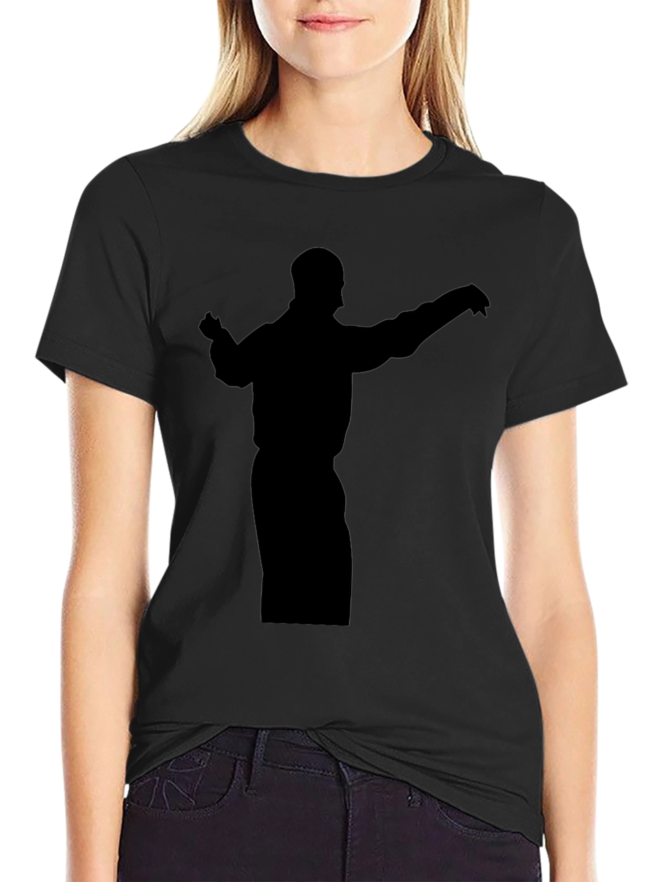 Silhouette Graphic Tee - Mens Black T-Shirt
