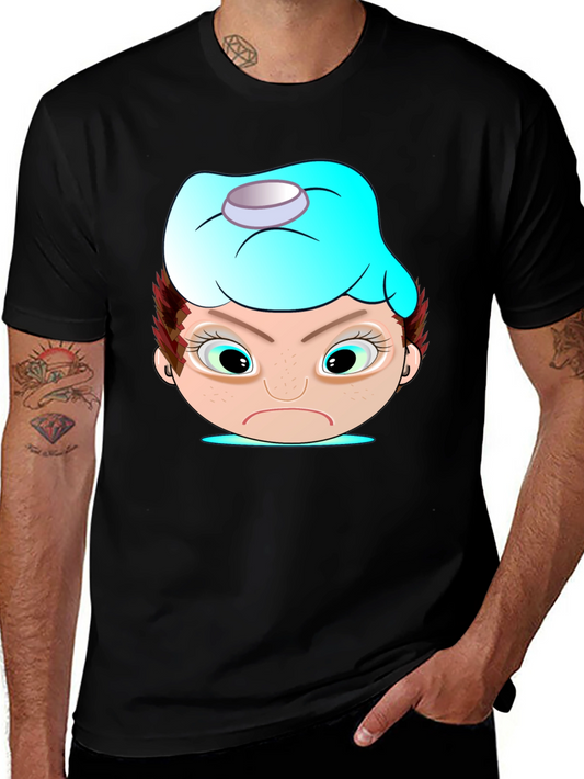 Funny Cartoon Headache T-Shirt