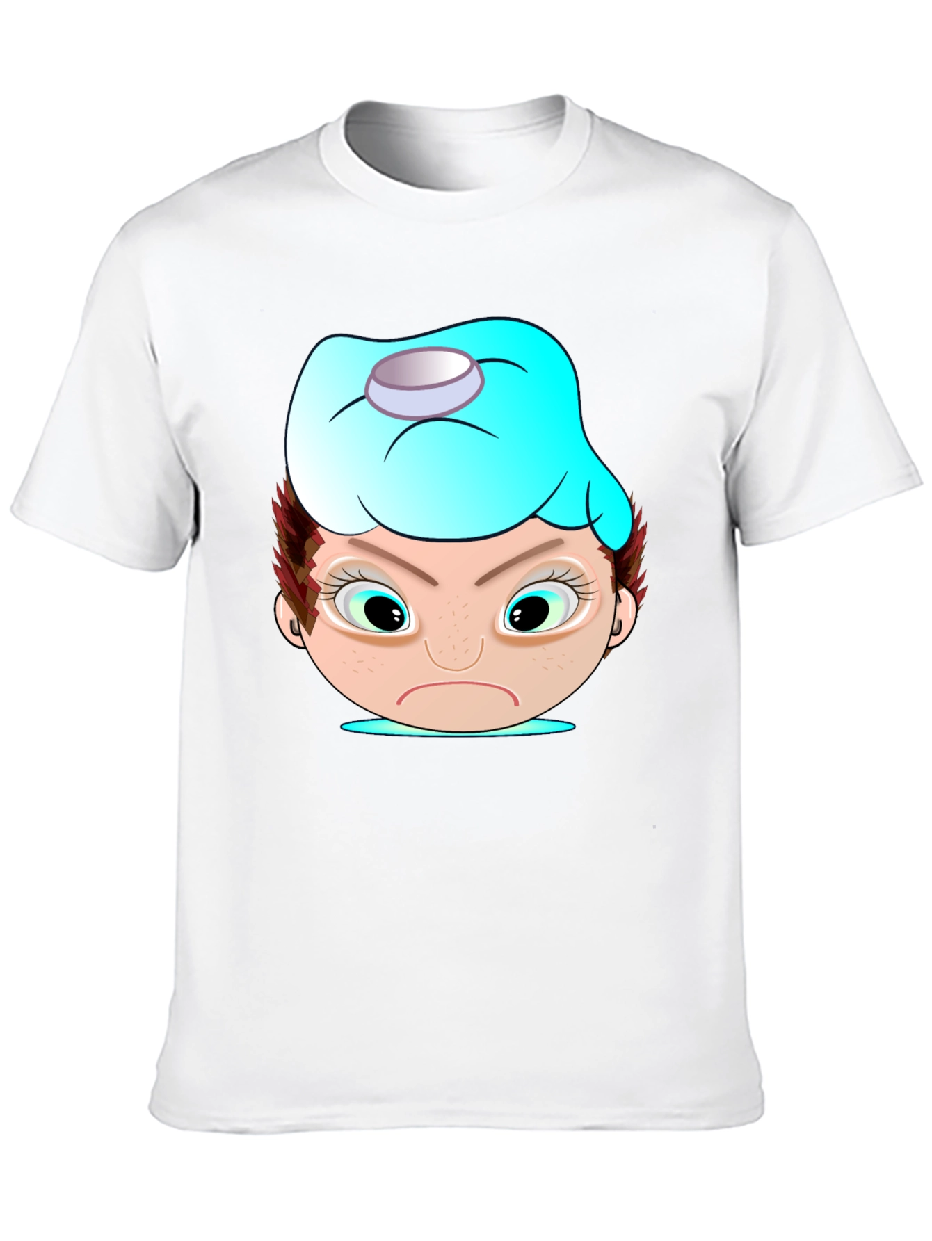 Funny Cartoon Headache T-Shirt