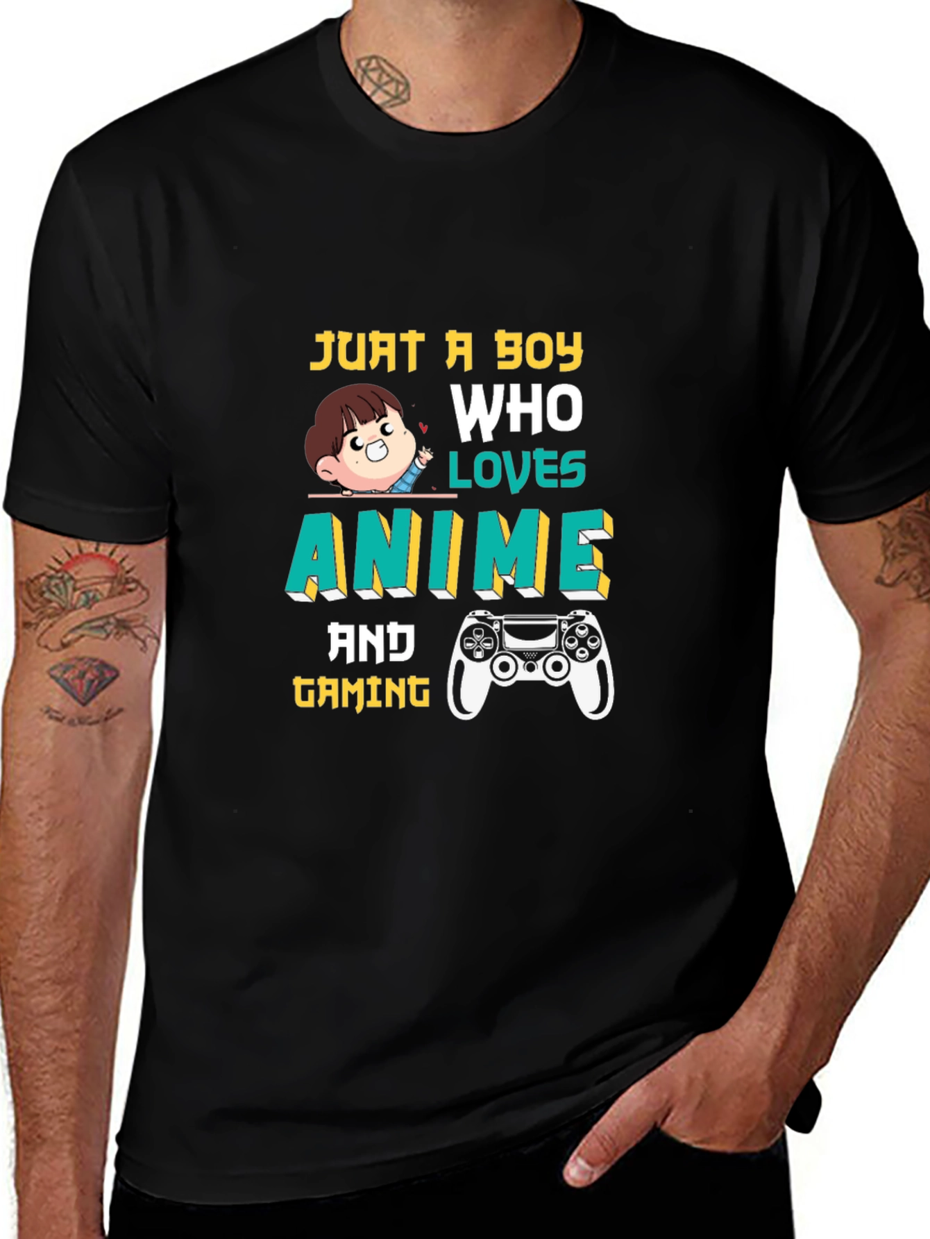 Anime & Gaming Boys Graphic Tee
