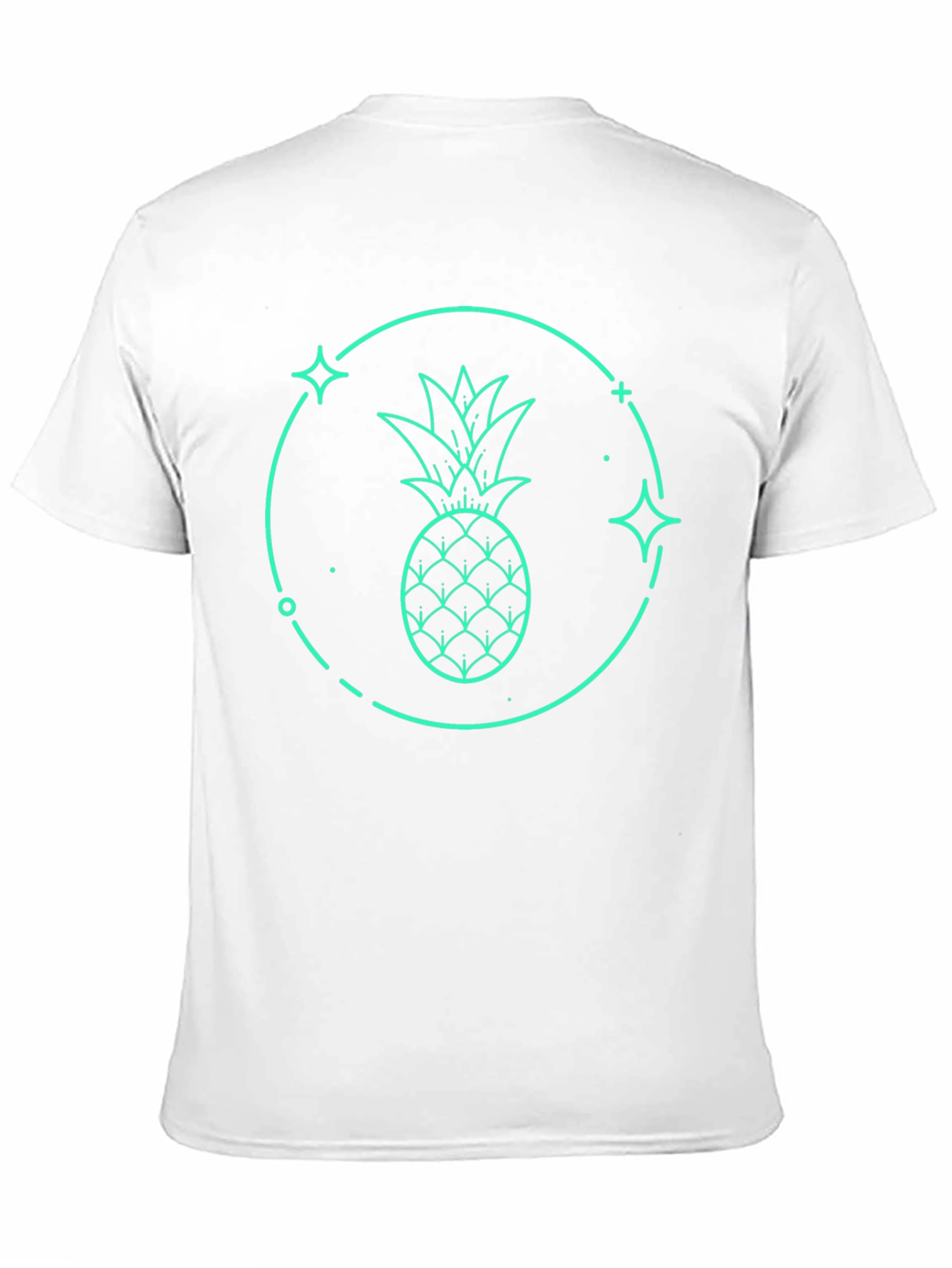 Pineapple Graphic T-Shirt - Black