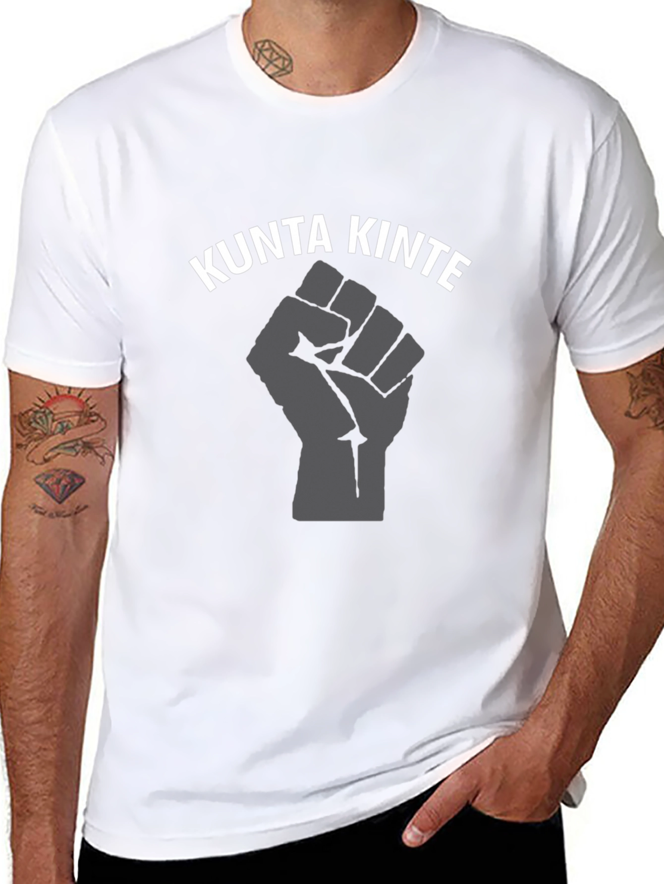 Kunta Kinte Fist T-Shirt - Black