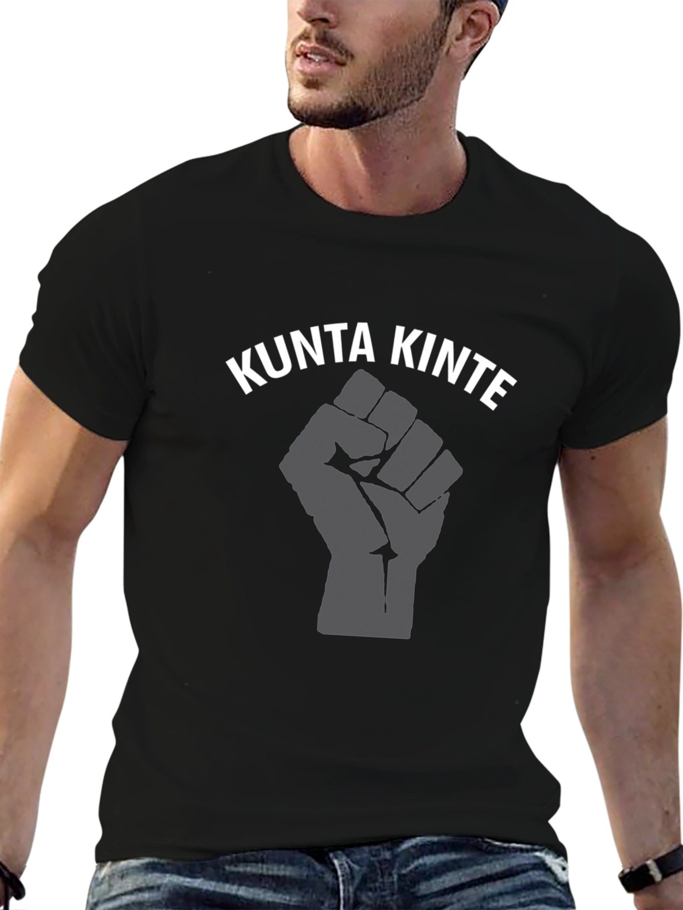 Kunta Kinte Fist T-Shirt - Black