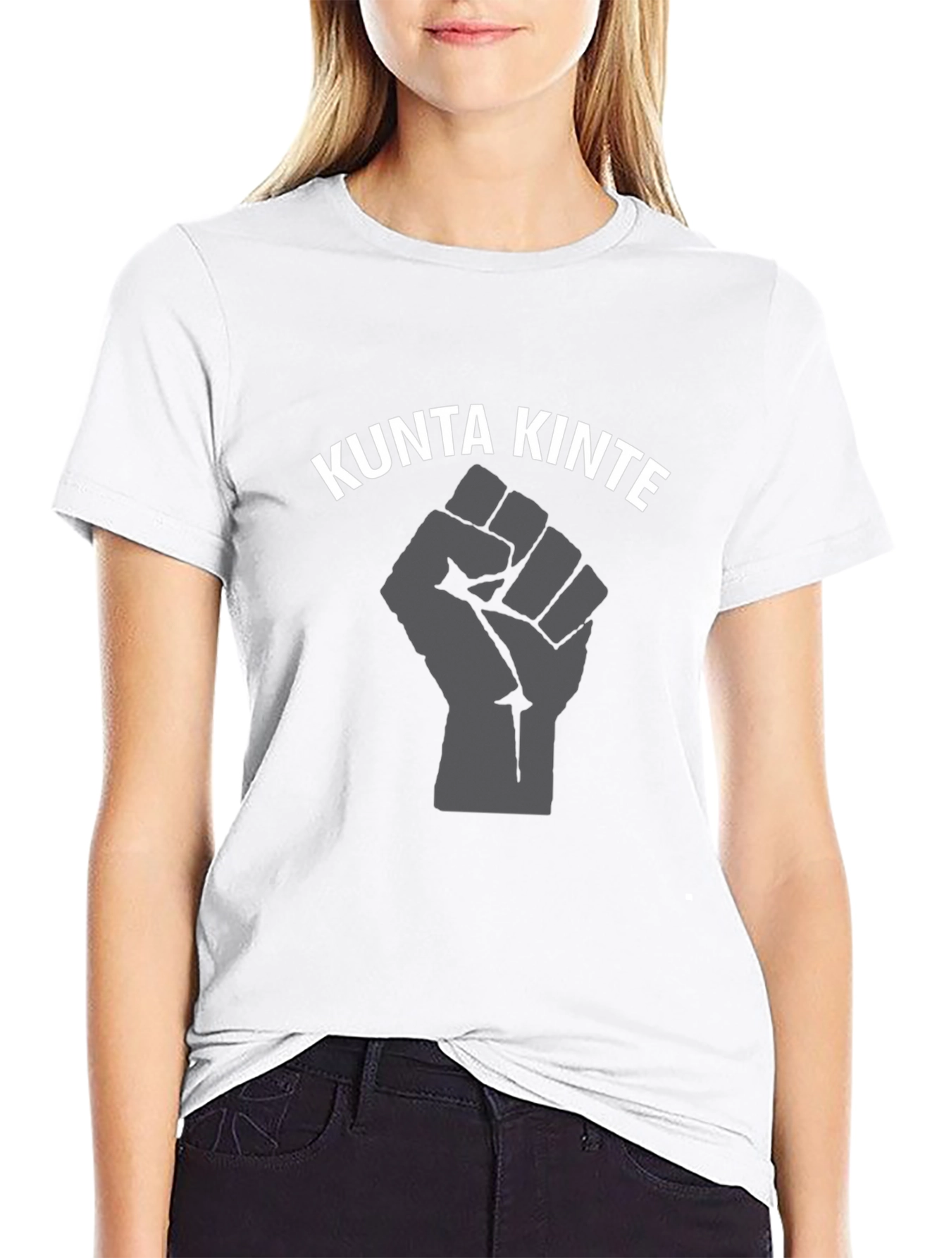 Kunta Kinte Fist T-Shirt - Black