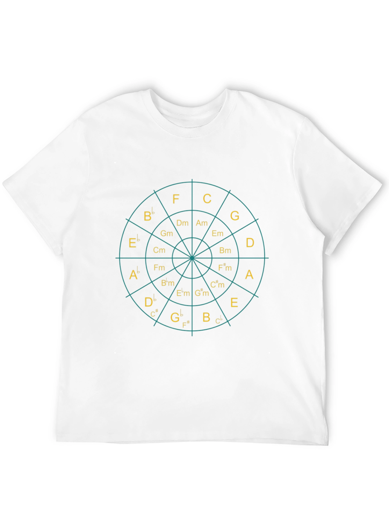 Circle of Fifths Music Theory T-Shirt