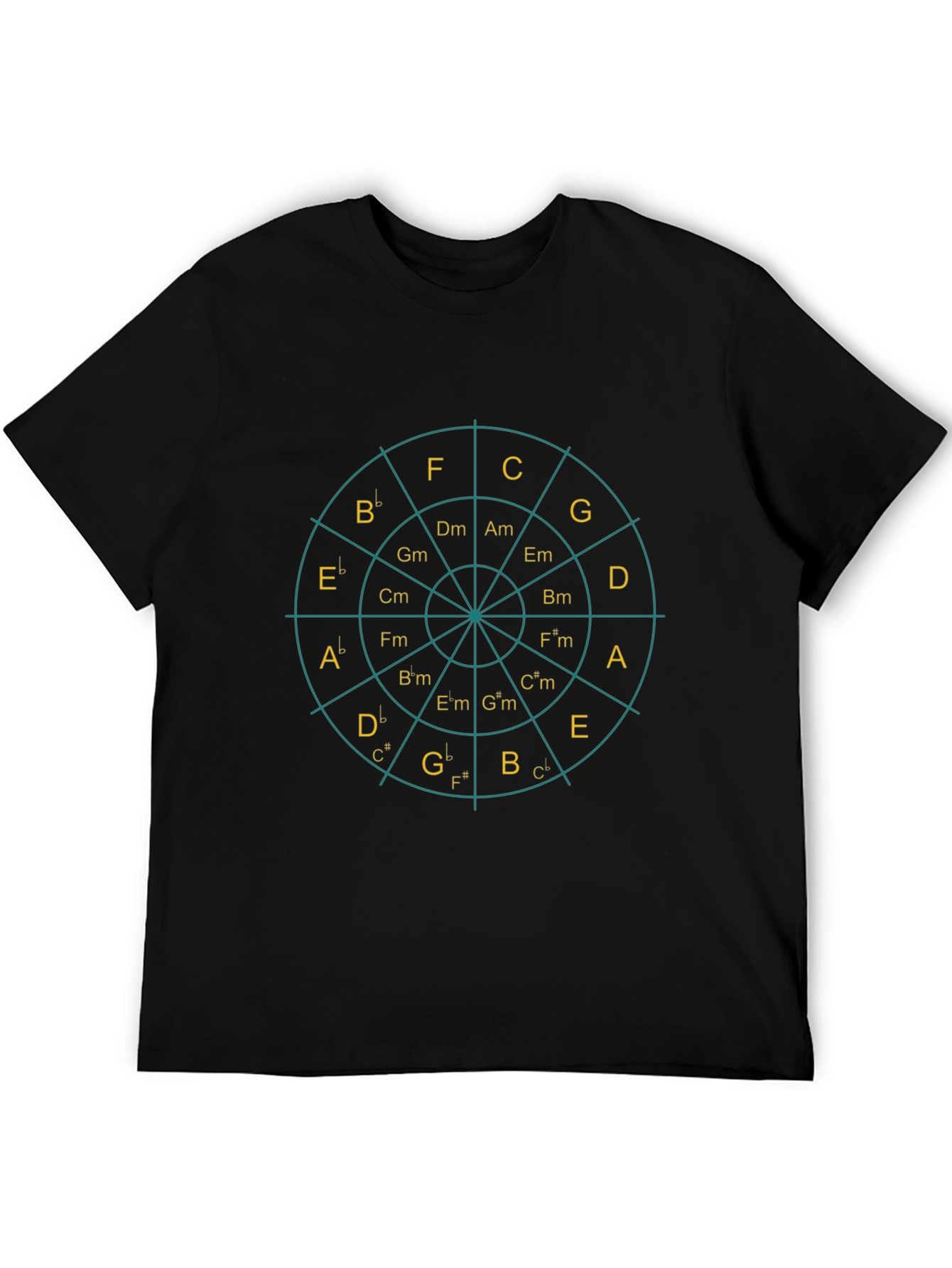Circle of Fifths Music Theory T-Shirt