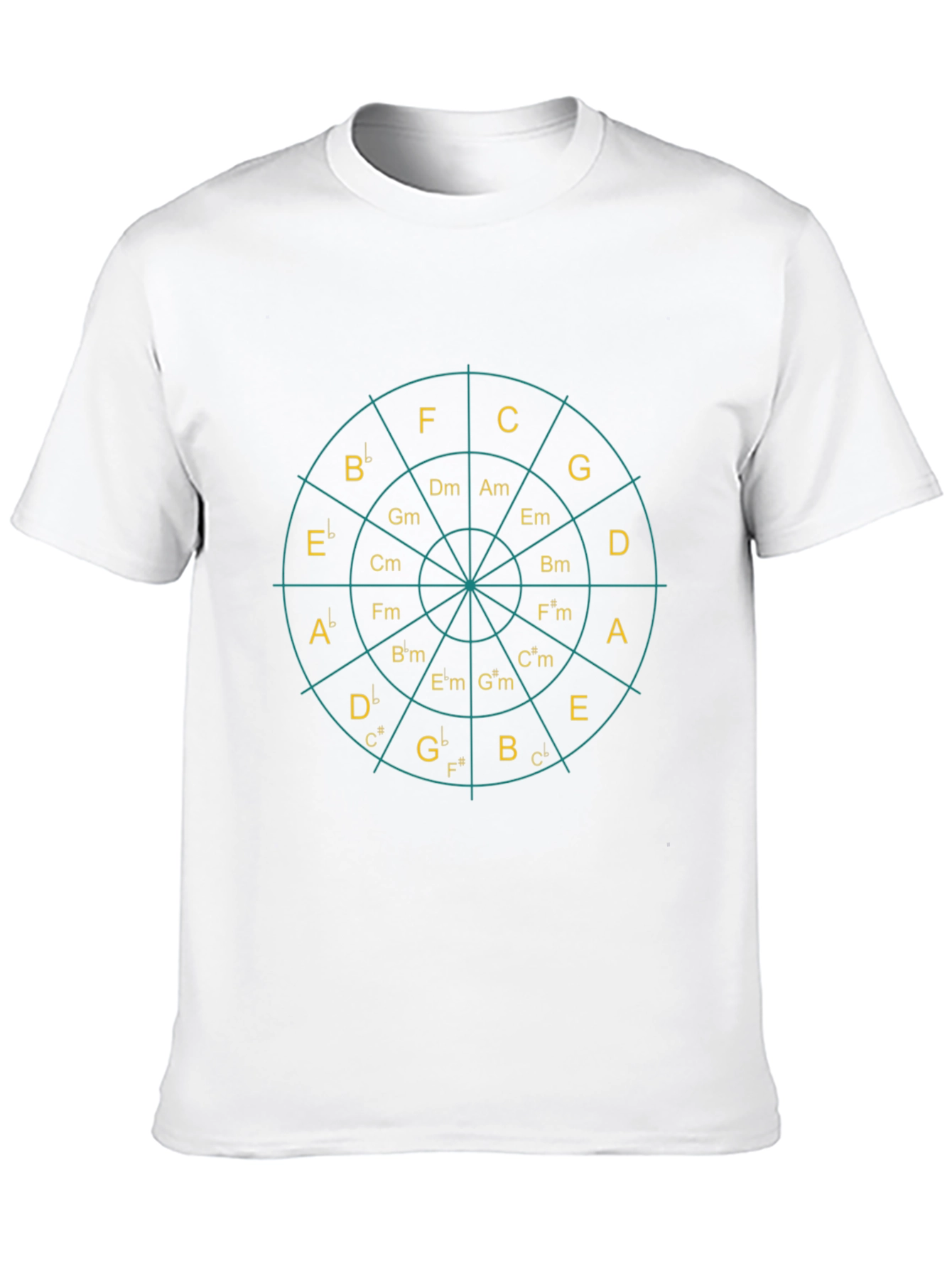 Circle of Fifths Music Theory T-Shirt
