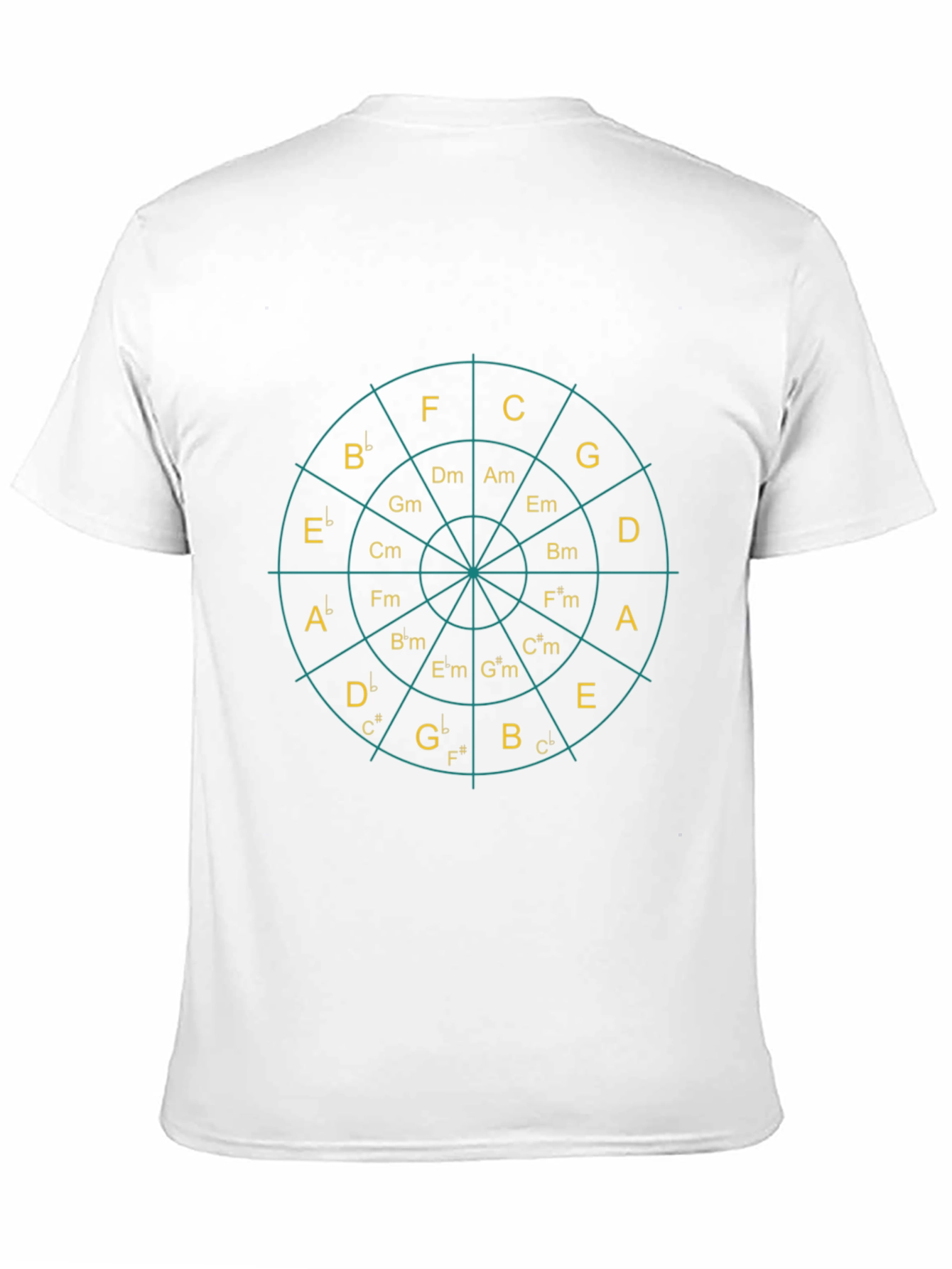 Circle of Fifths Music Theory T-Shirt