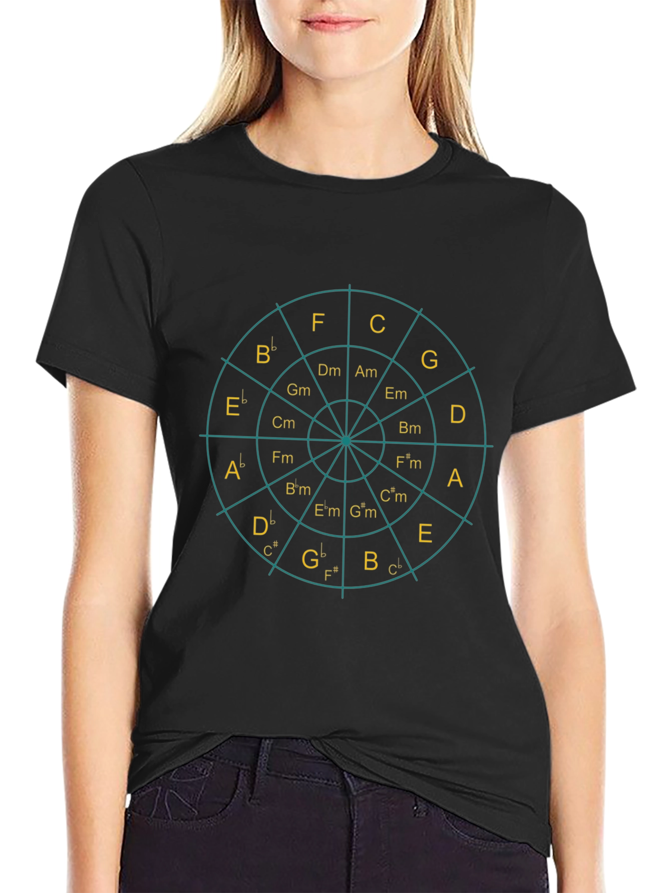 Circle of Fifths Music Theory T-Shirt