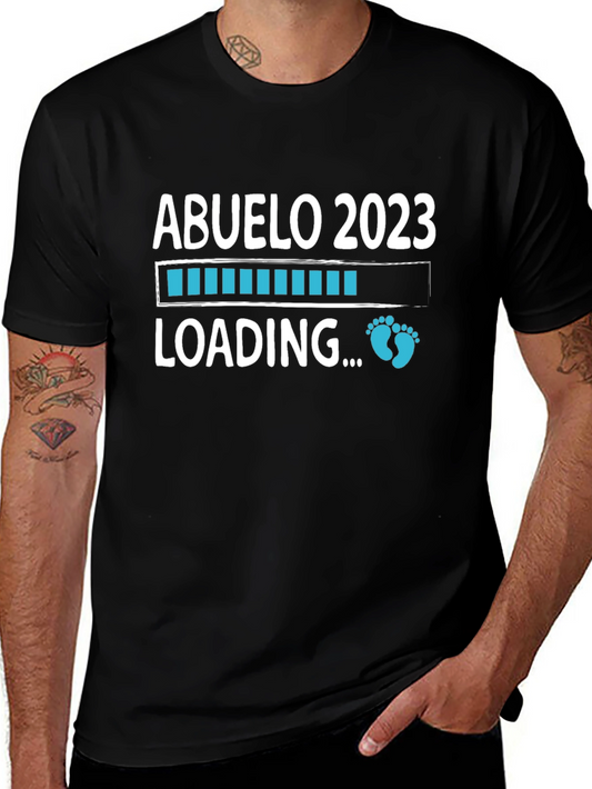Abuelo 2023 Loading T-Shirt - New Grandfather Gift