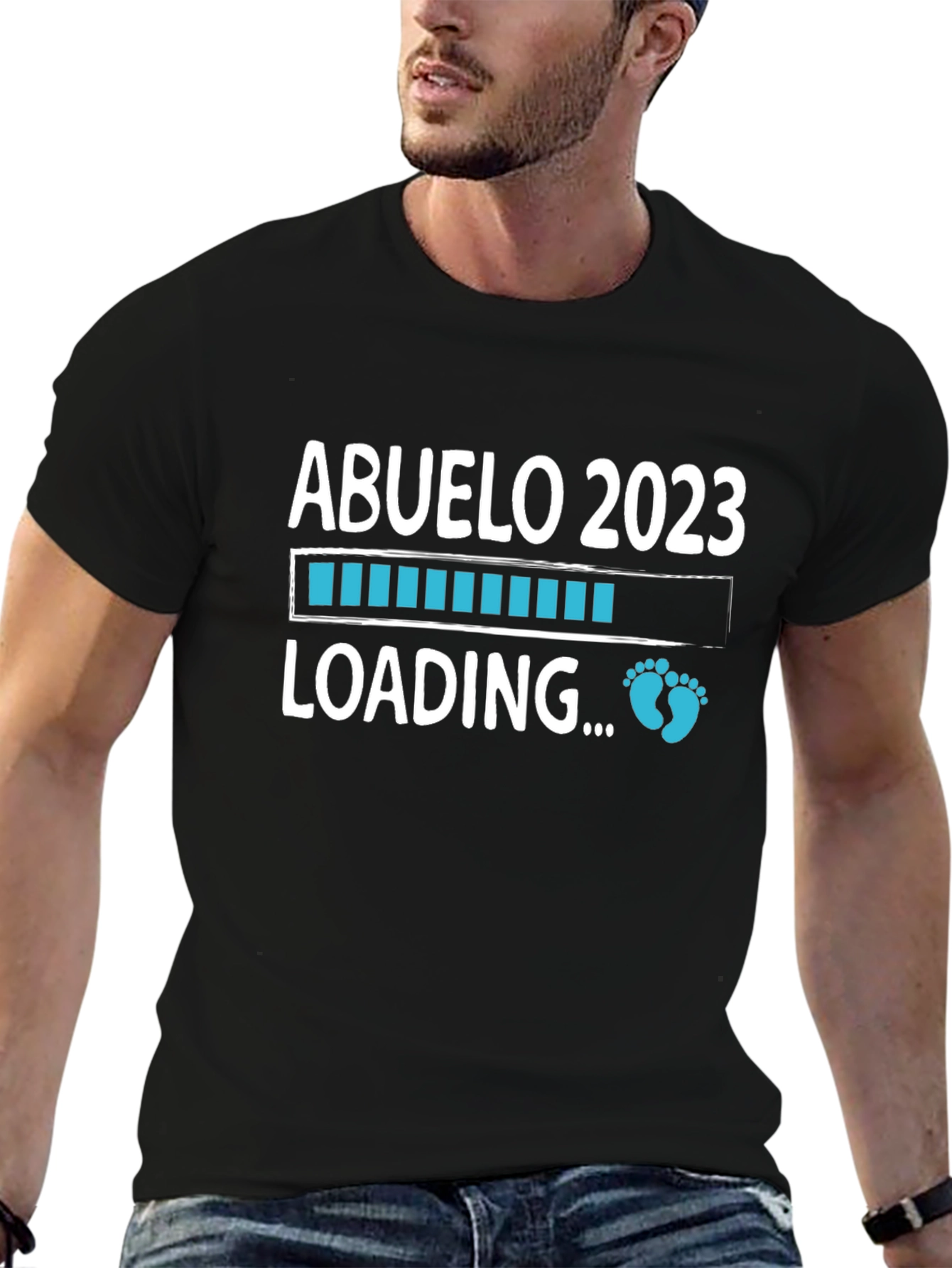 Abuelo 2023 Loading T-Shirt - New Grandfather Gift