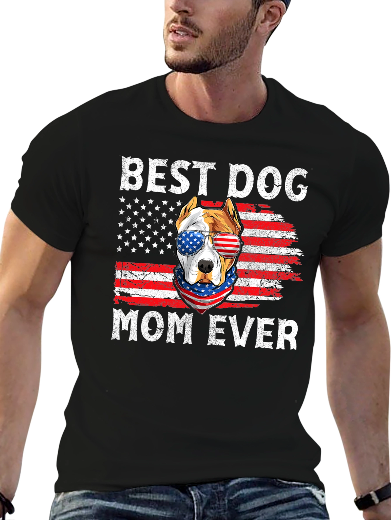 Best Dog Mom Ever Graphic T-Shirt