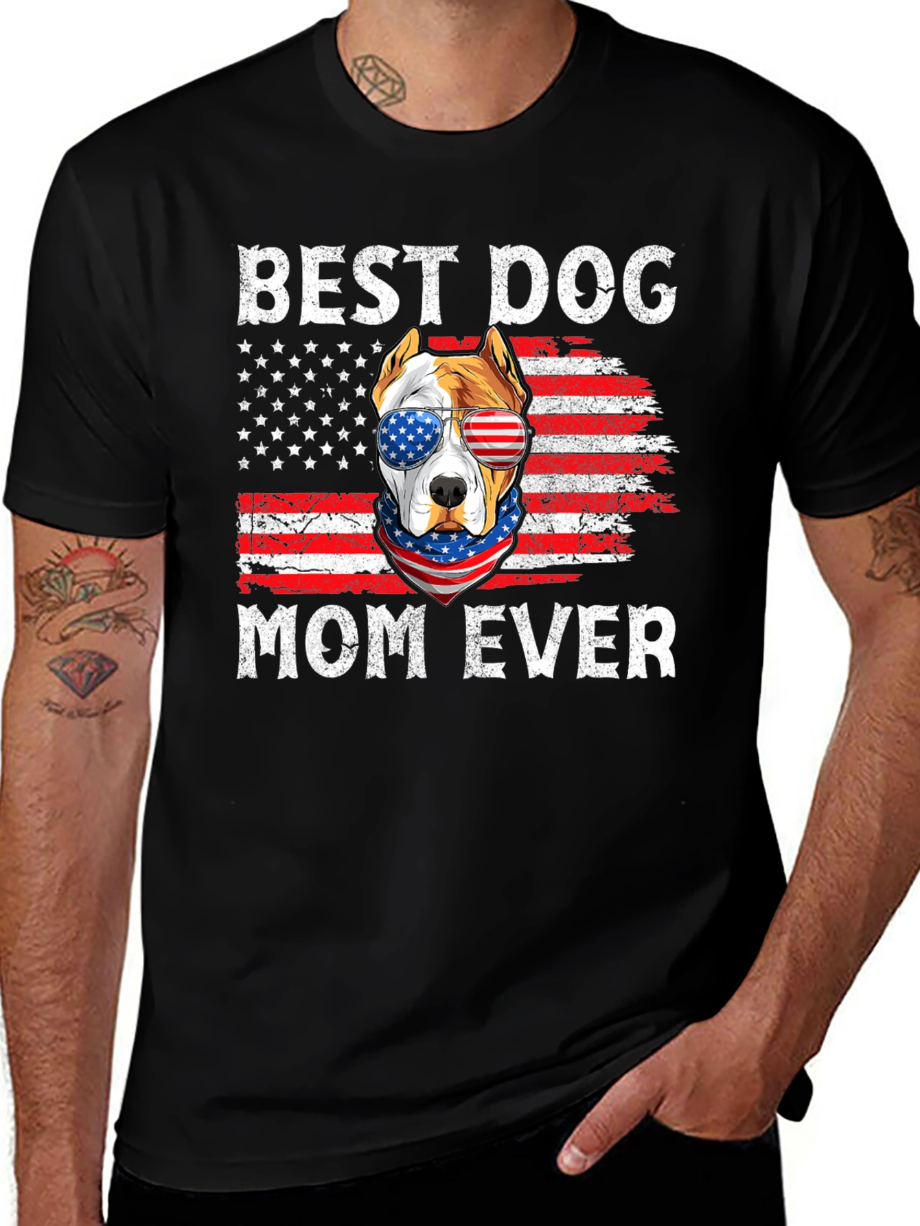 Best Dog Mom Ever Graphic T-Shirt