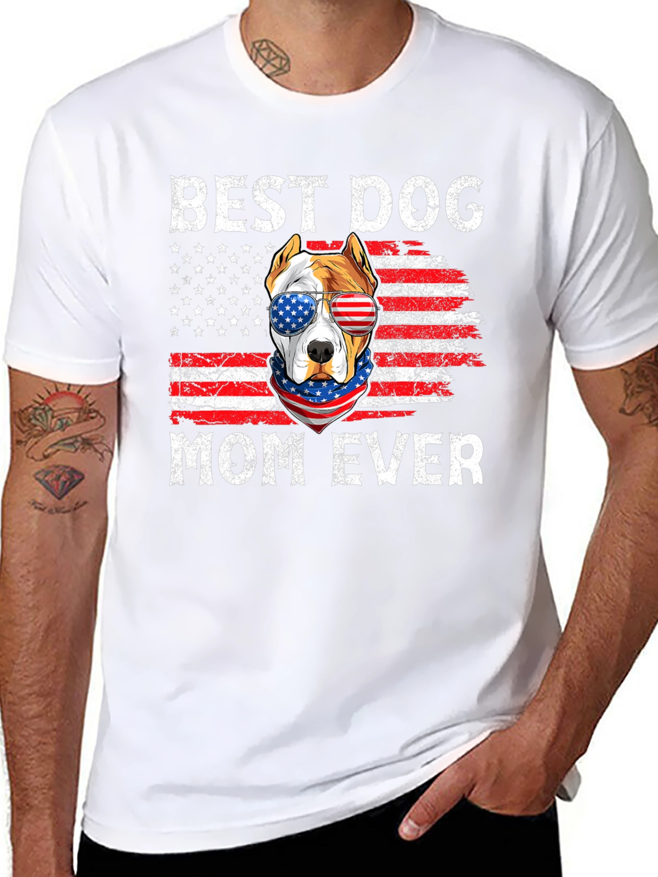 Best Dog Mom Ever Graphic T-Shirt