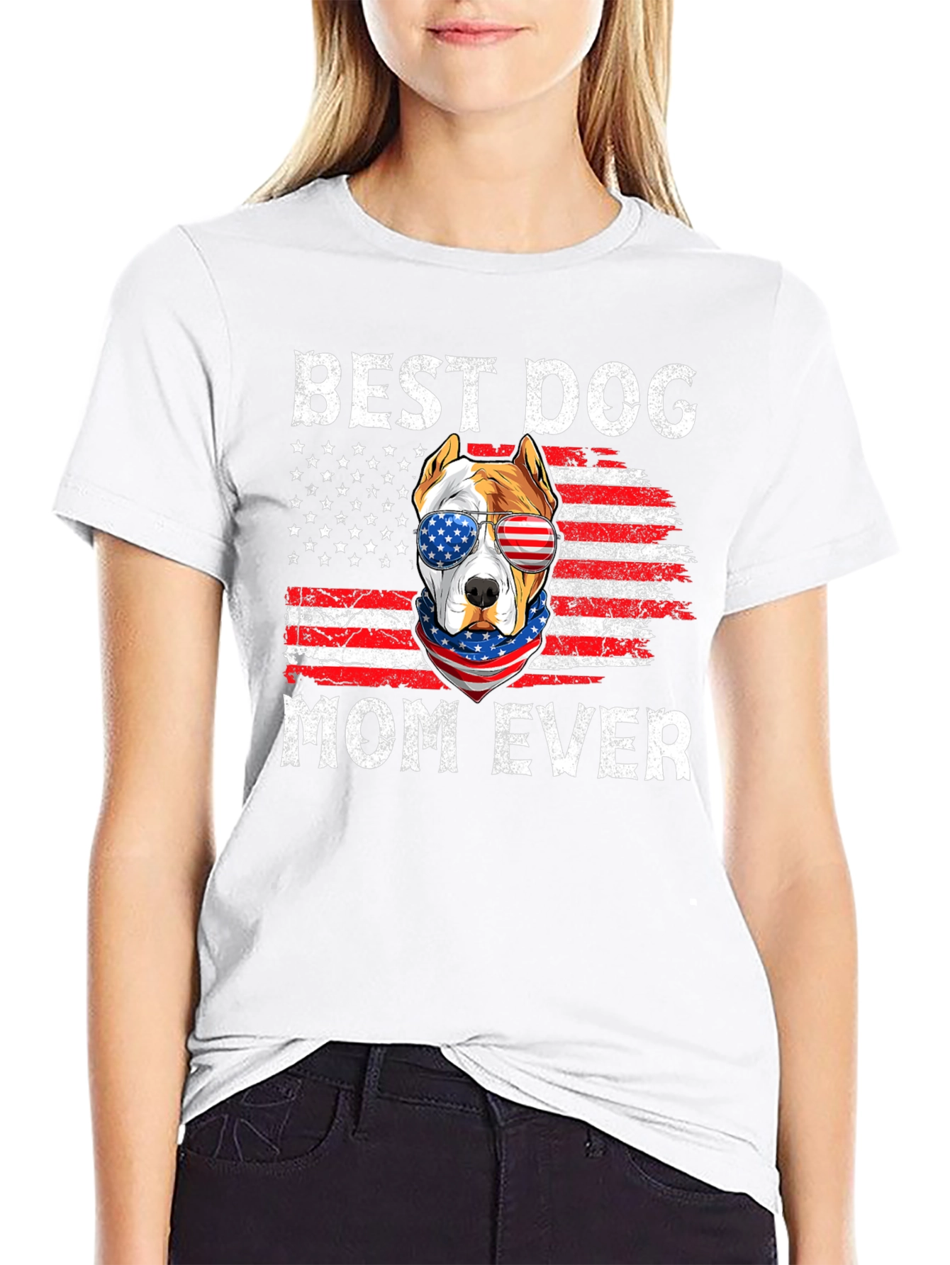 Best Dog Mom Ever Graphic T-Shirt