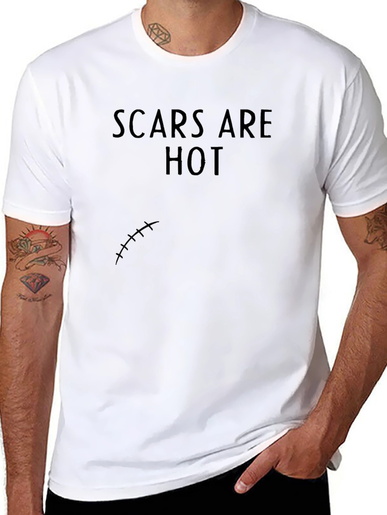 Scars Are Hot Graphic Tee