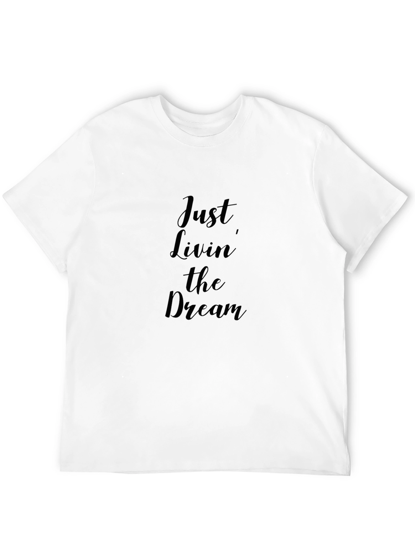 Just Livin the Dream Black Graphic Tee