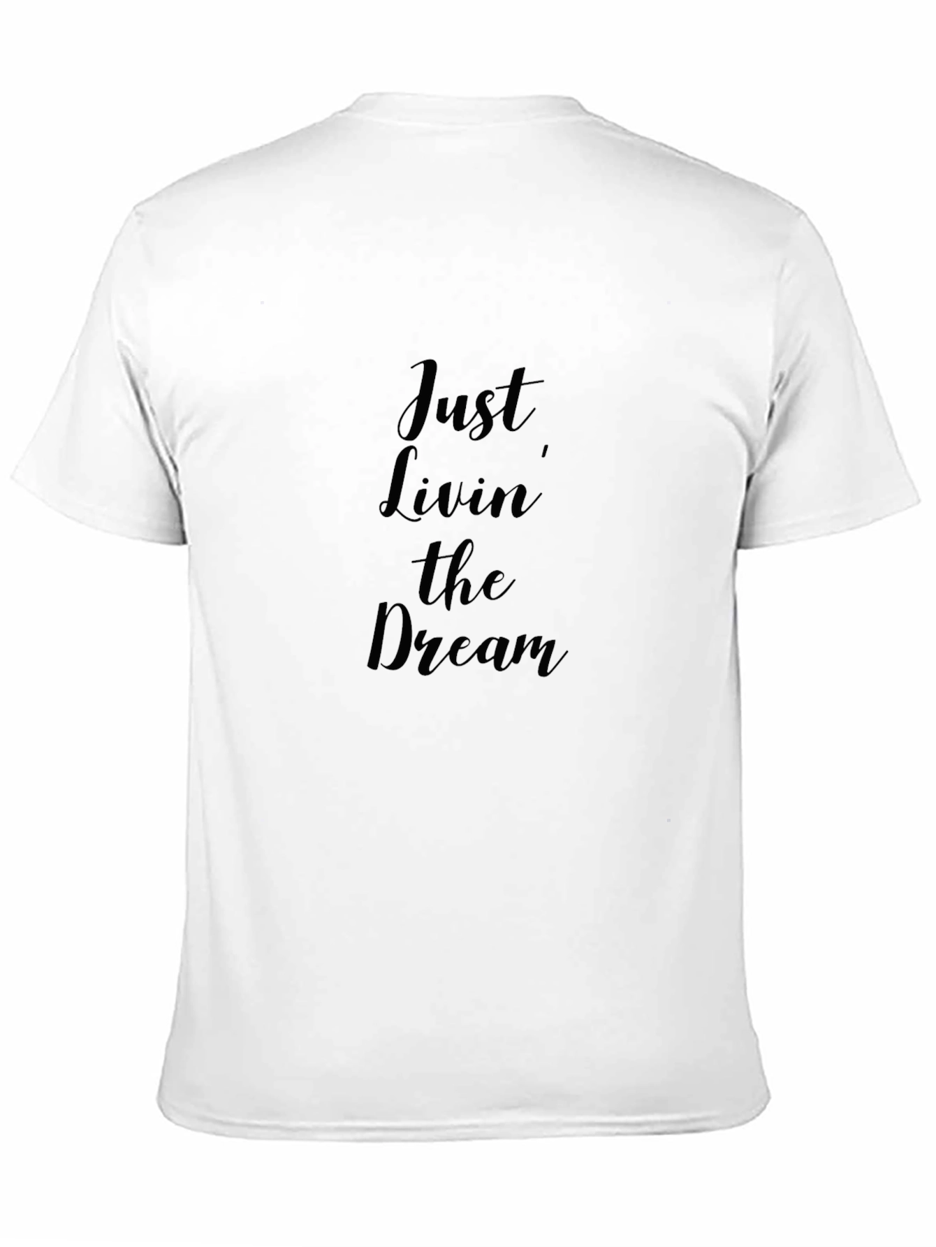 Just Livin the Dream Black Graphic Tee