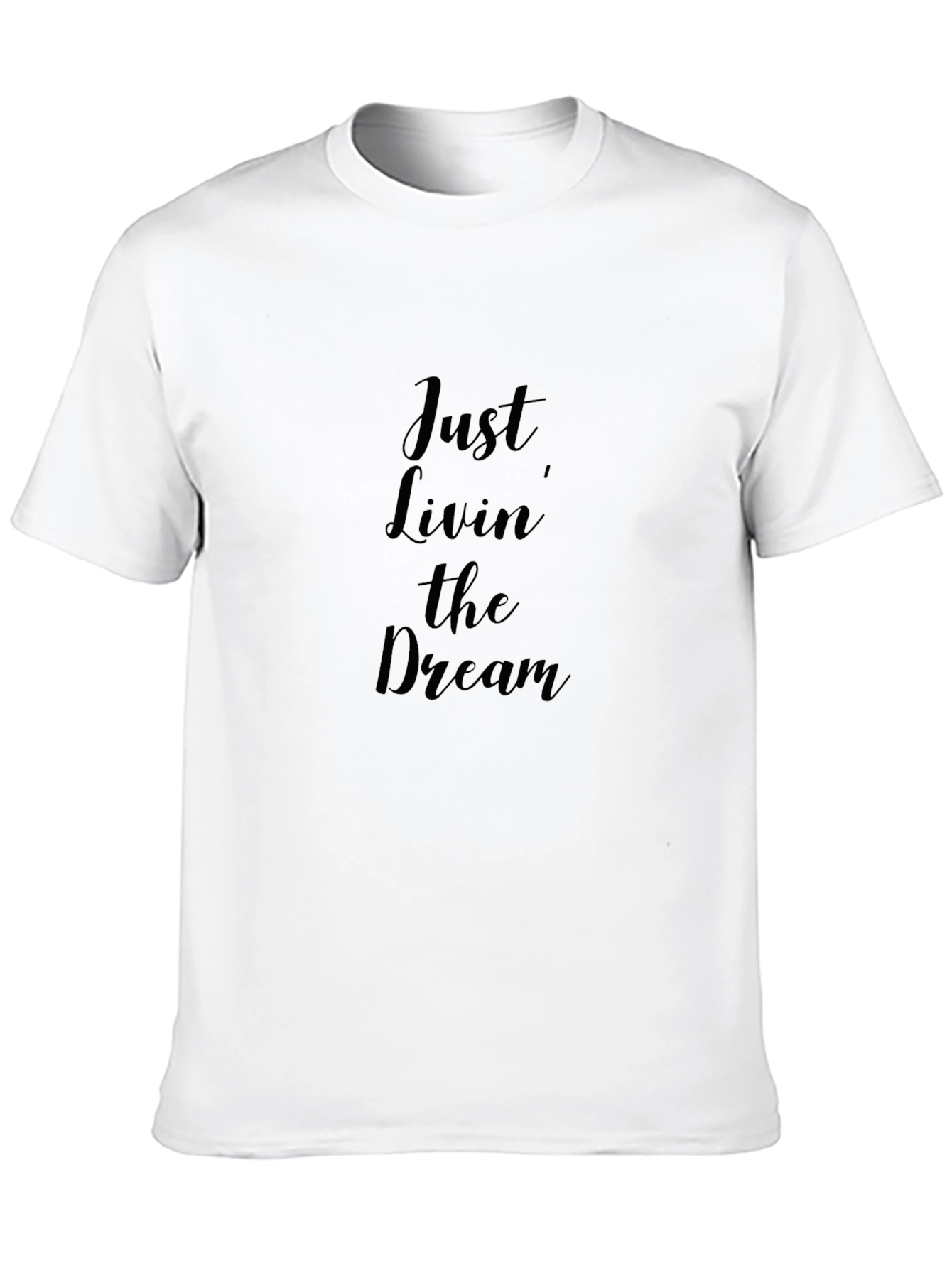Just Livin the Dream Black Graphic Tee