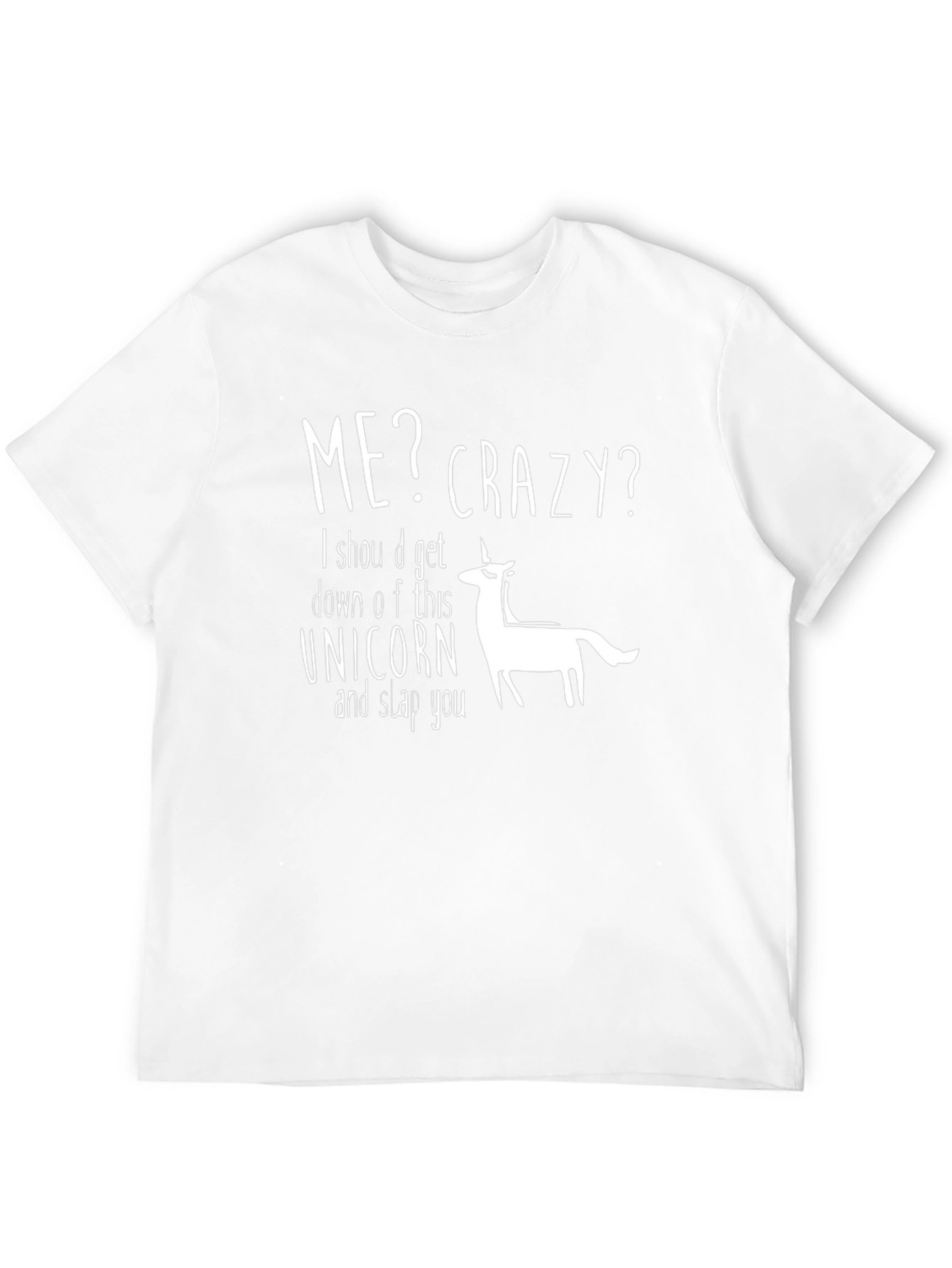 Me Crazy Unicorn Graphic T-Shirt
