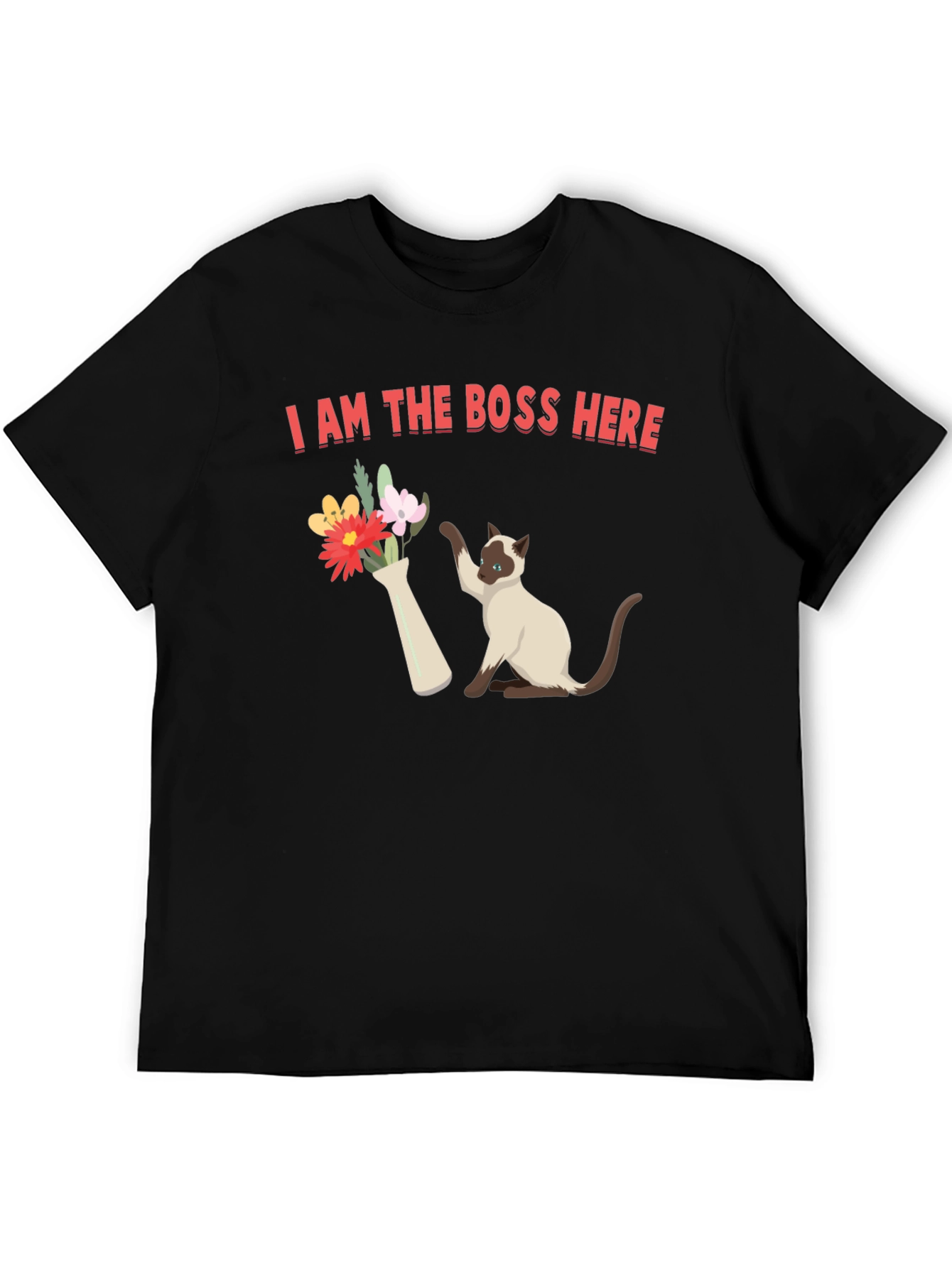 I Am The Boss Here Cat T-Shirt
