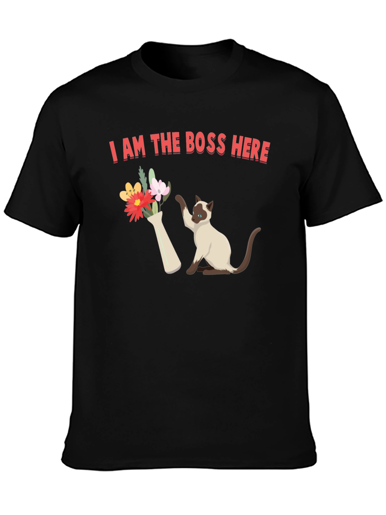 I Am The Boss Here Cat T-Shirt