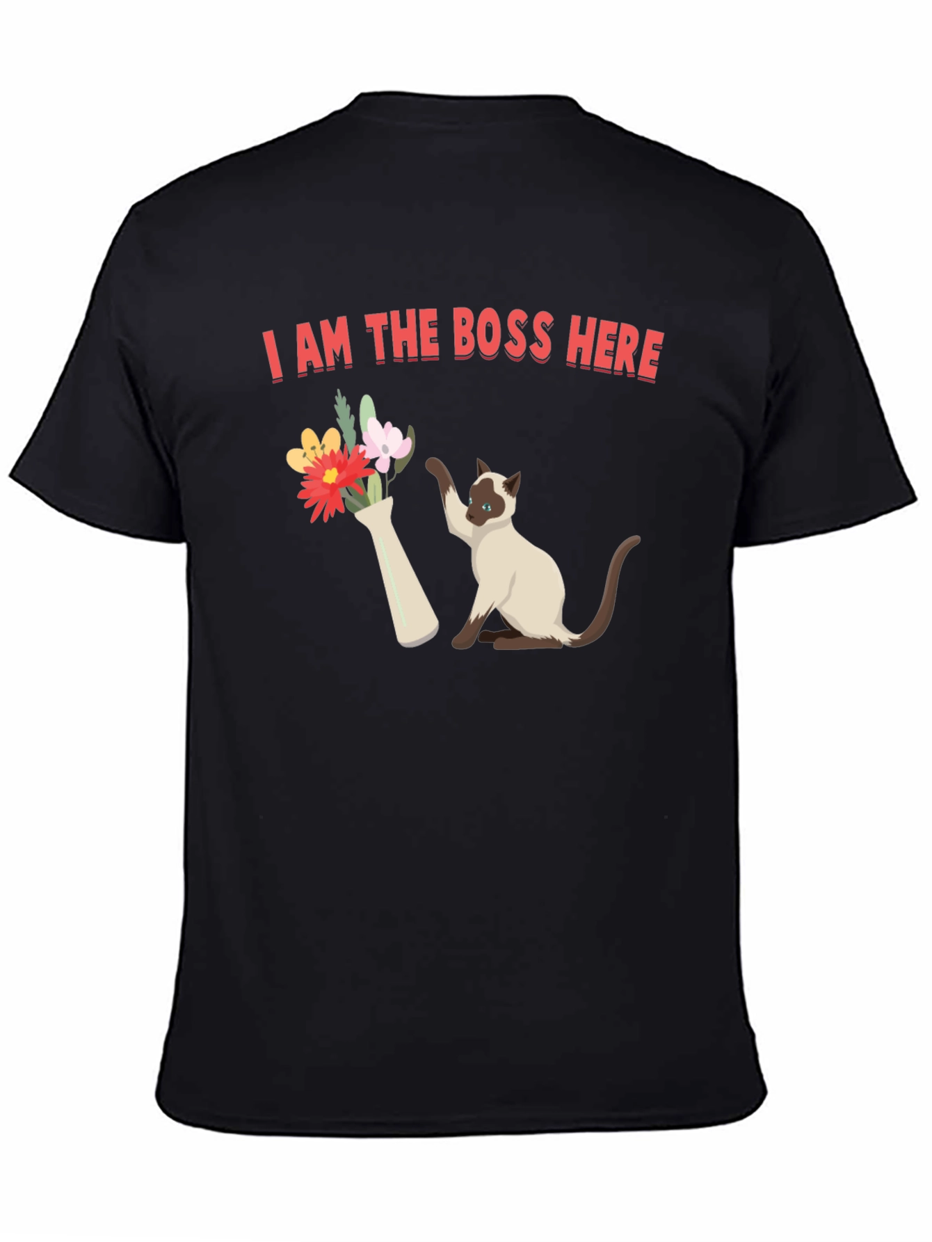 I Am The Boss Here Cat T-Shirt