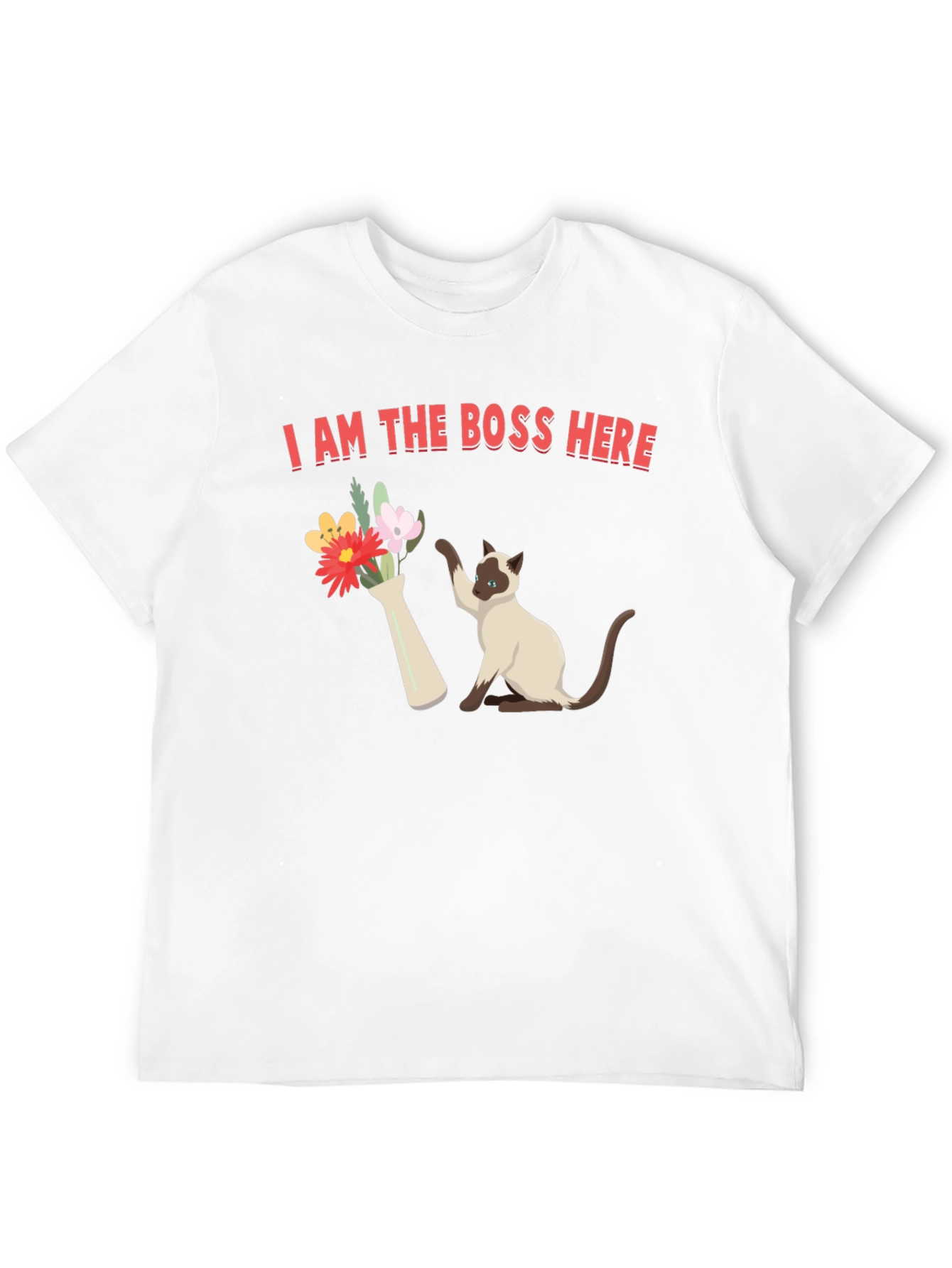 I Am The Boss Here Cat T-Shirt