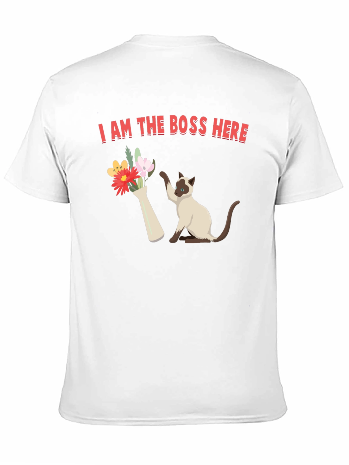 I Am The Boss Here Cat T-Shirt