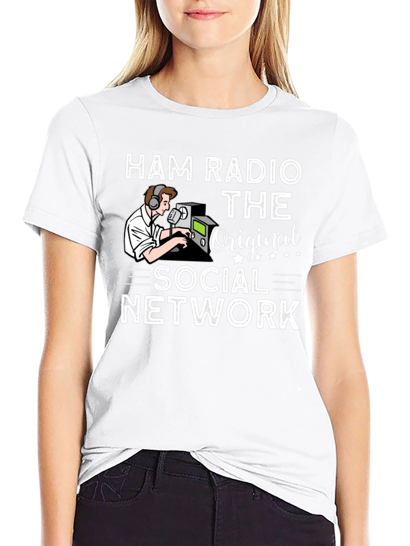 Ham Radio The Original Social Network T-Shirt