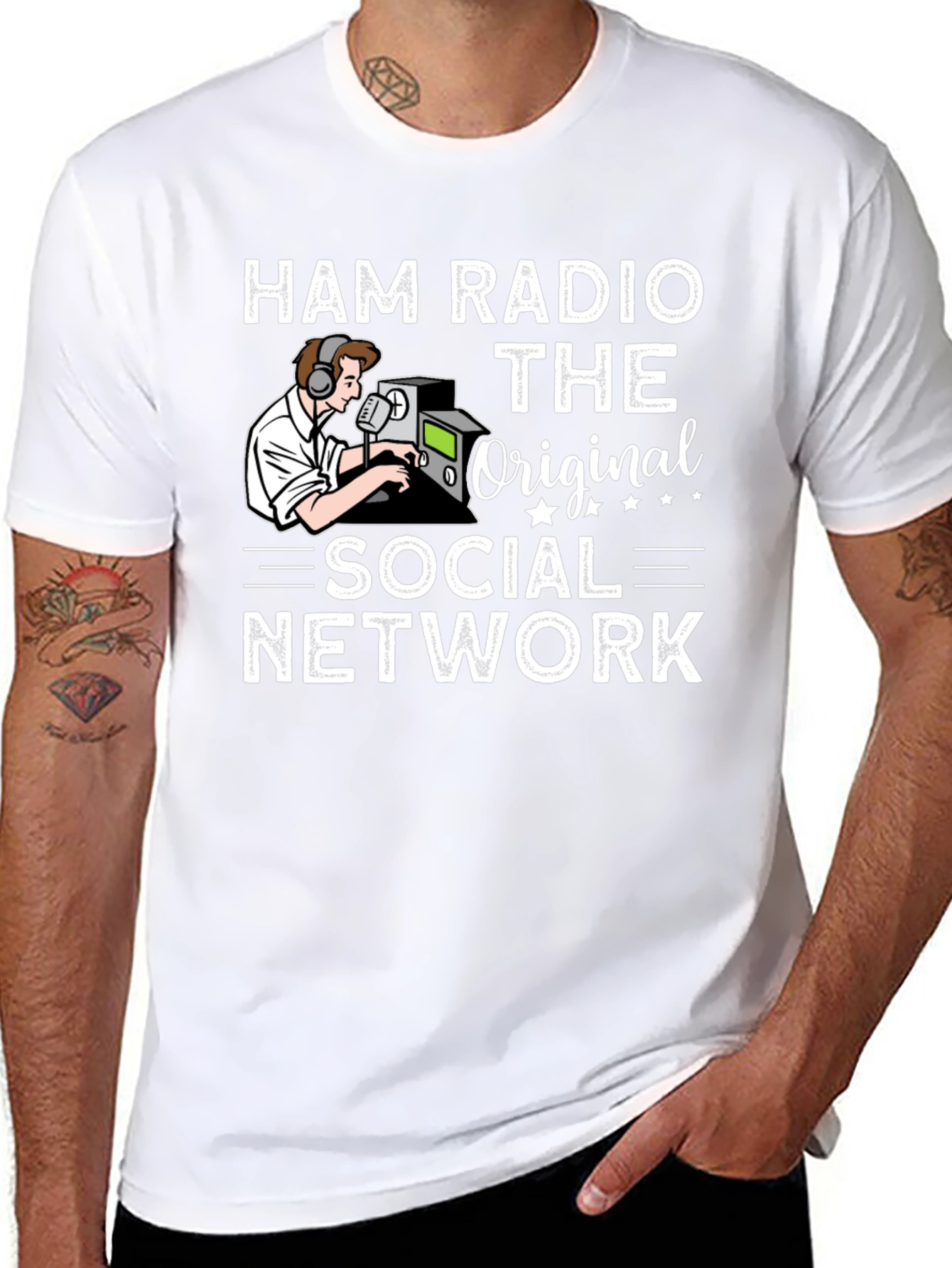 Ham Radio The Original Social Network T-Shirt