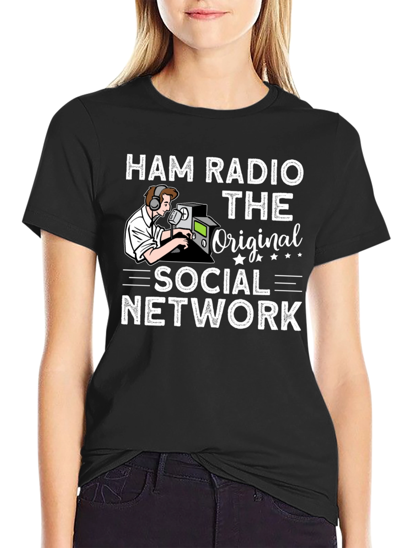 Ham Radio The Original Social Network T-Shirt