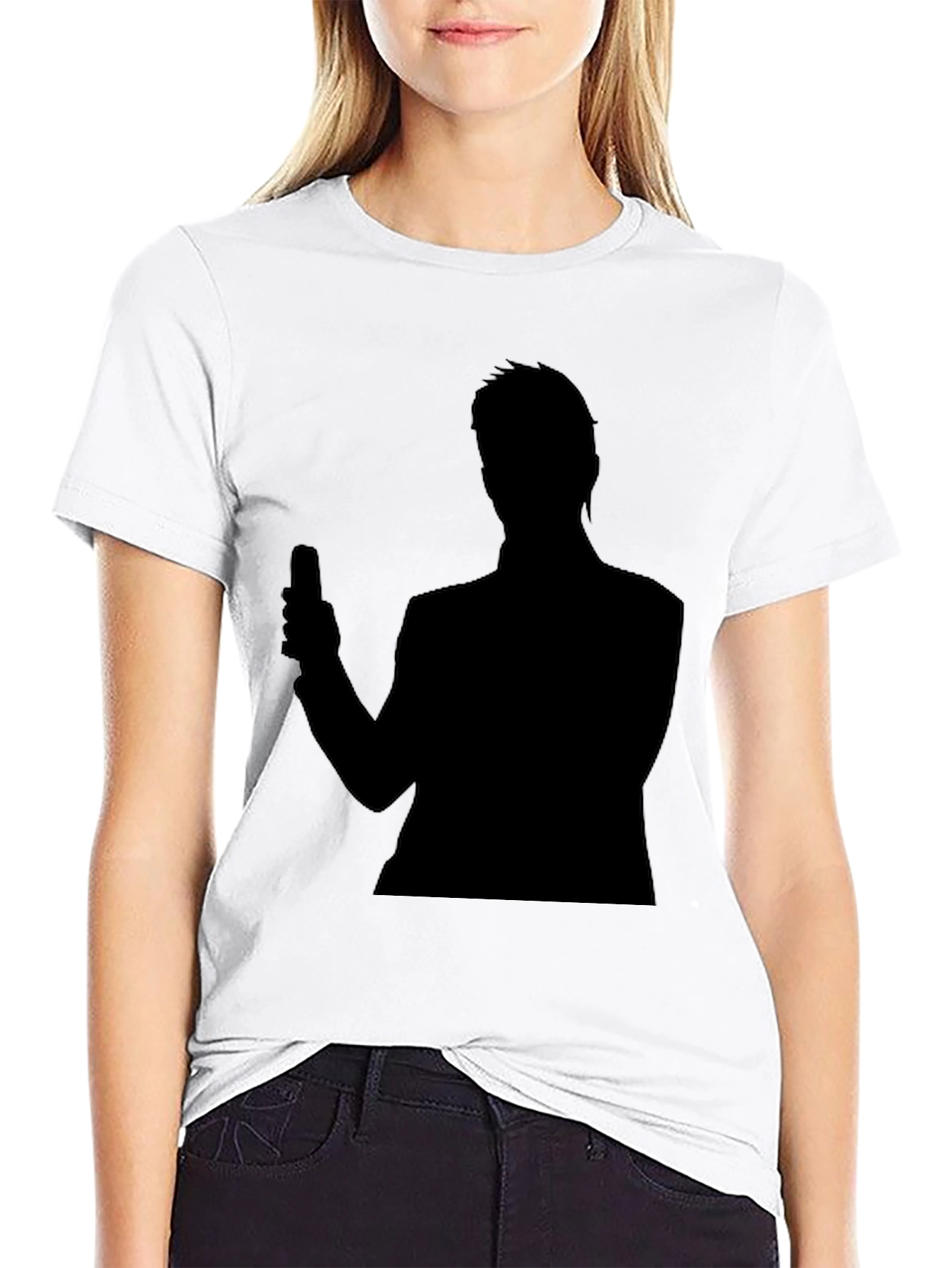 Silhouette Graphic Tee - Black