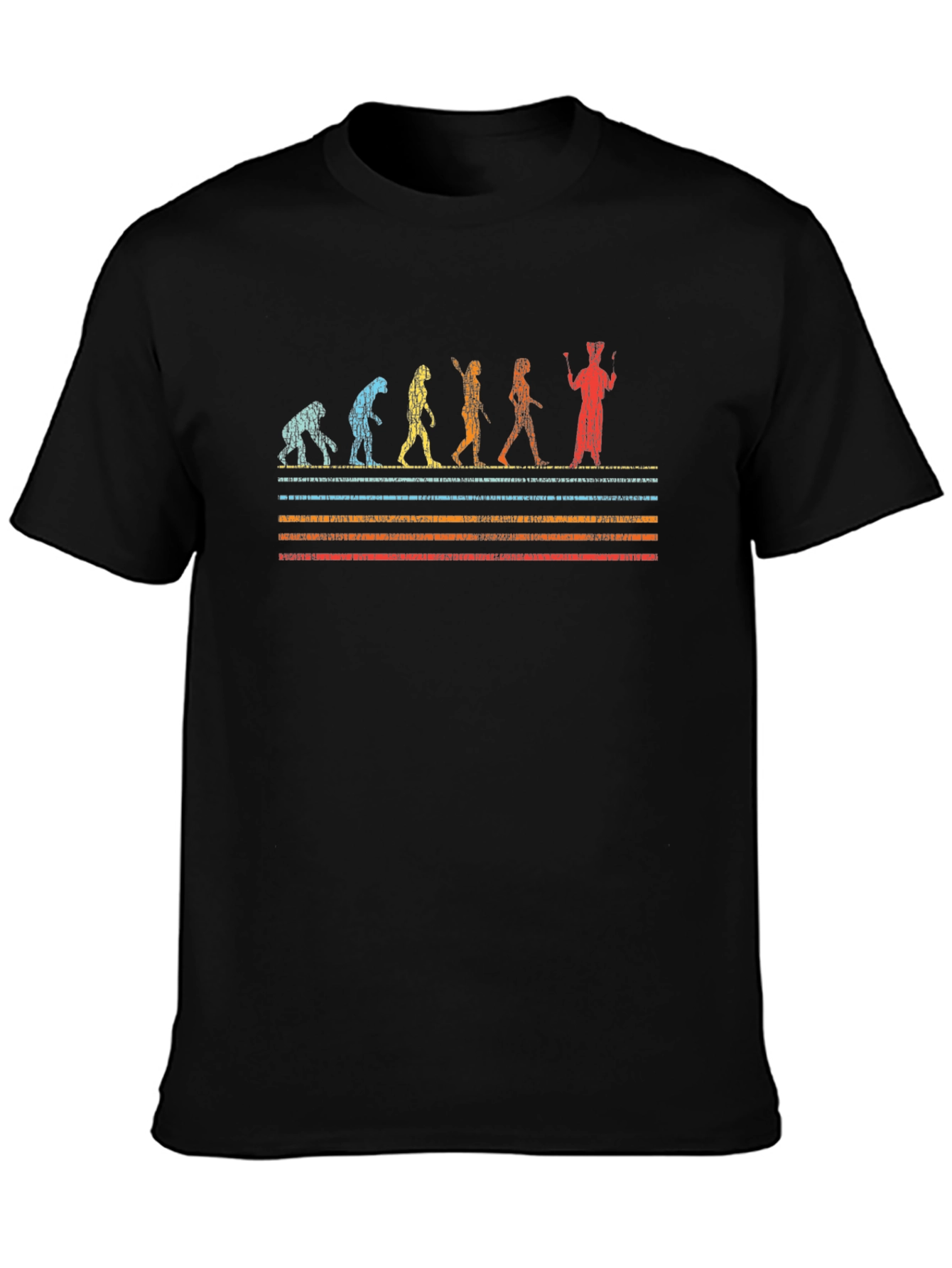 Evolution of Juggling Black T-Shirt