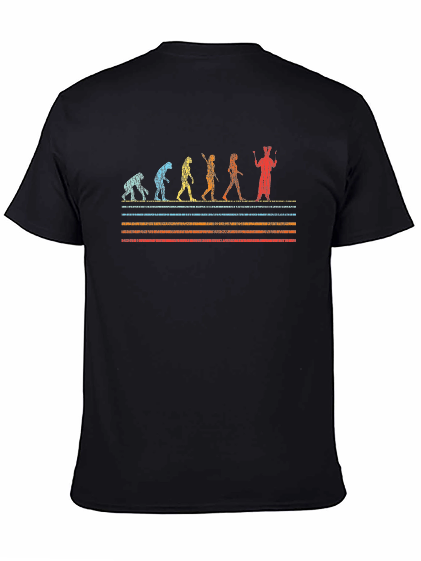 Evolution of Juggling Black T-Shirt