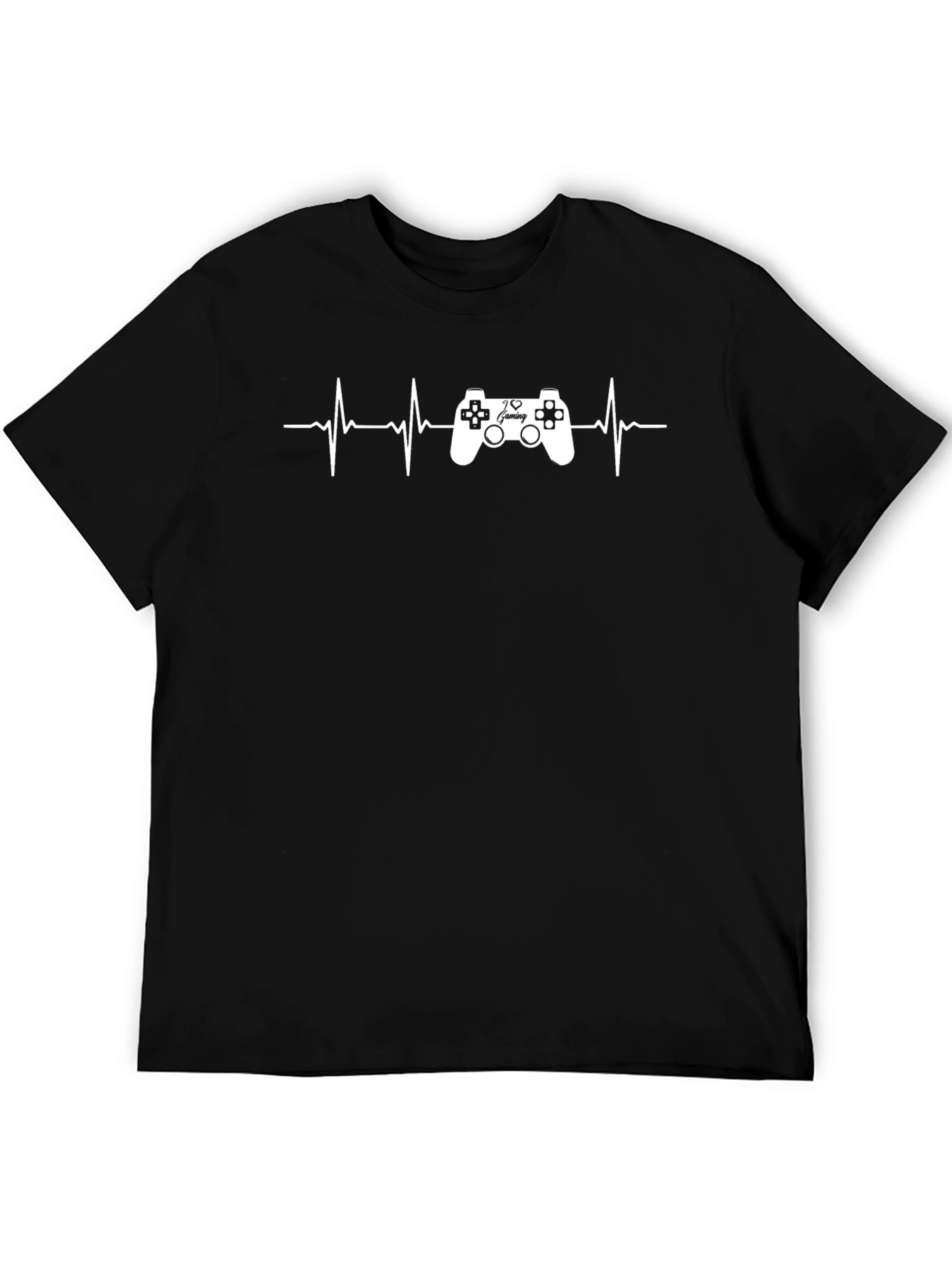 Gamer Heartbeat T-Shirt - Love Gaming Pulse Tee