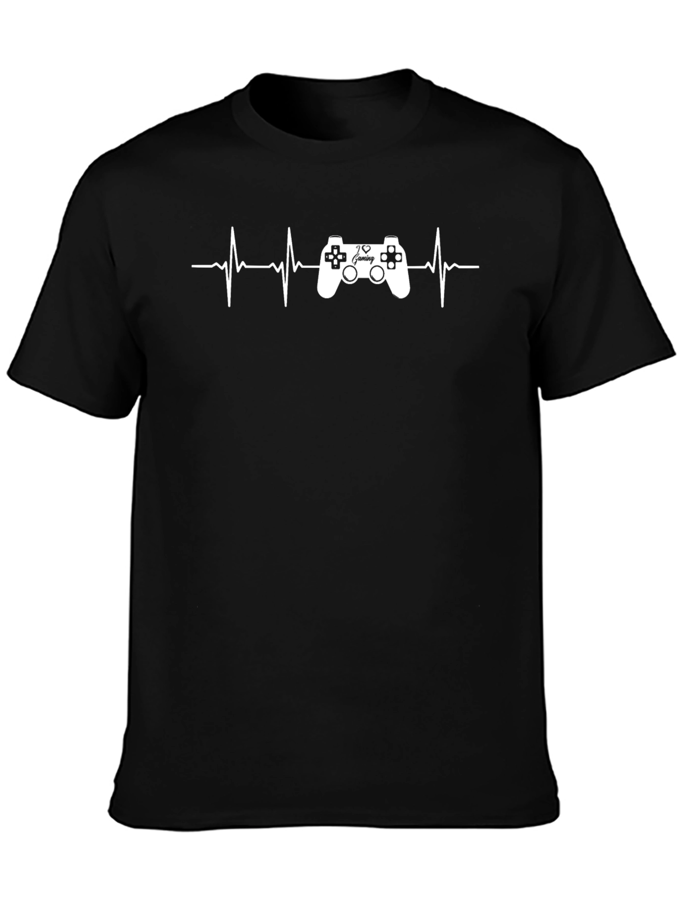 Gamer Heartbeat T-Shirt - Love Gaming Pulse Tee