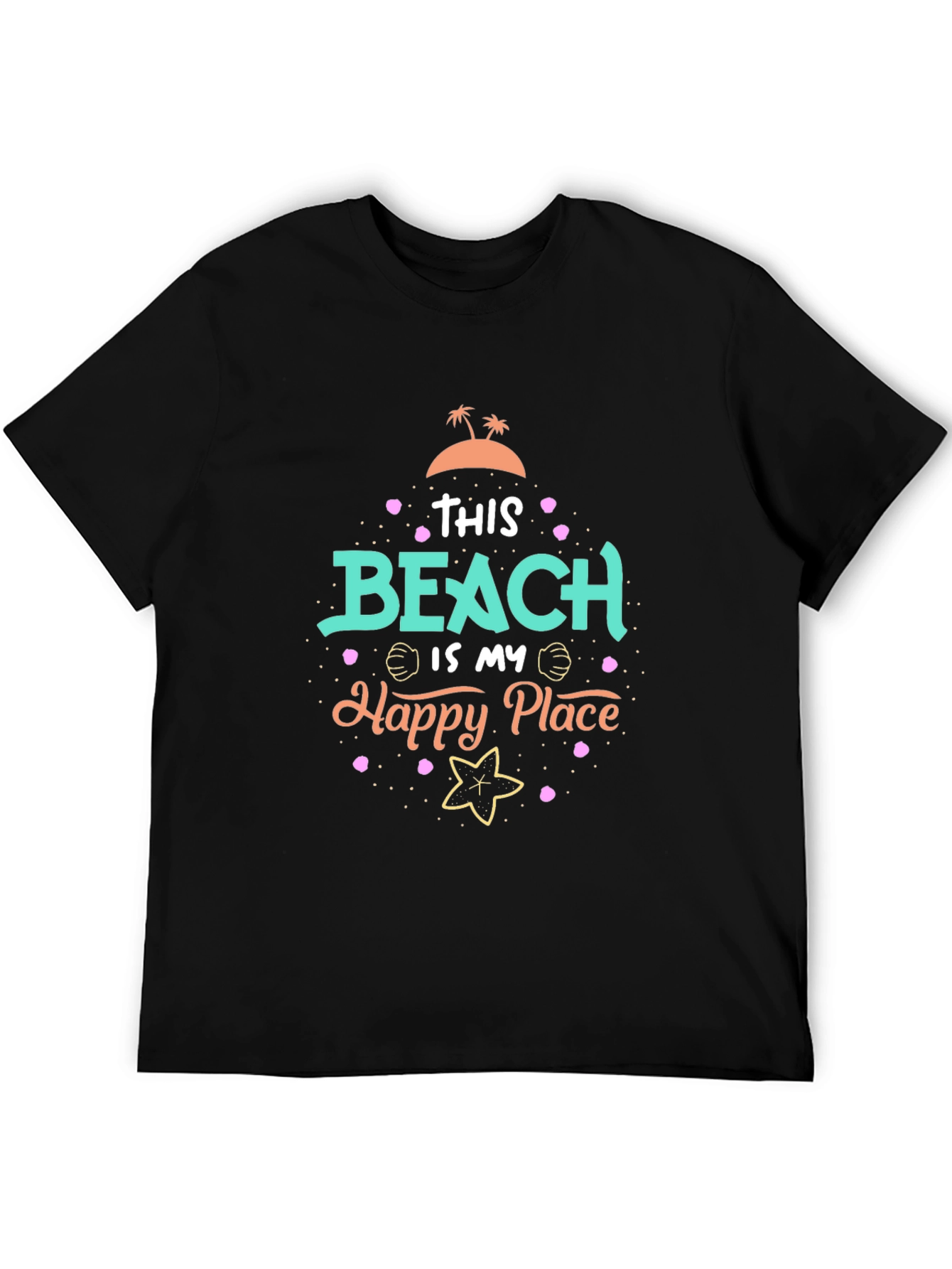 Beach Is My Happy Place Graphic Tee