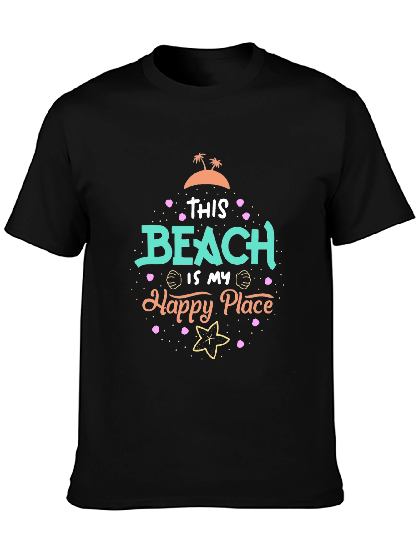 Beach Is My Happy Place Graphic Tee