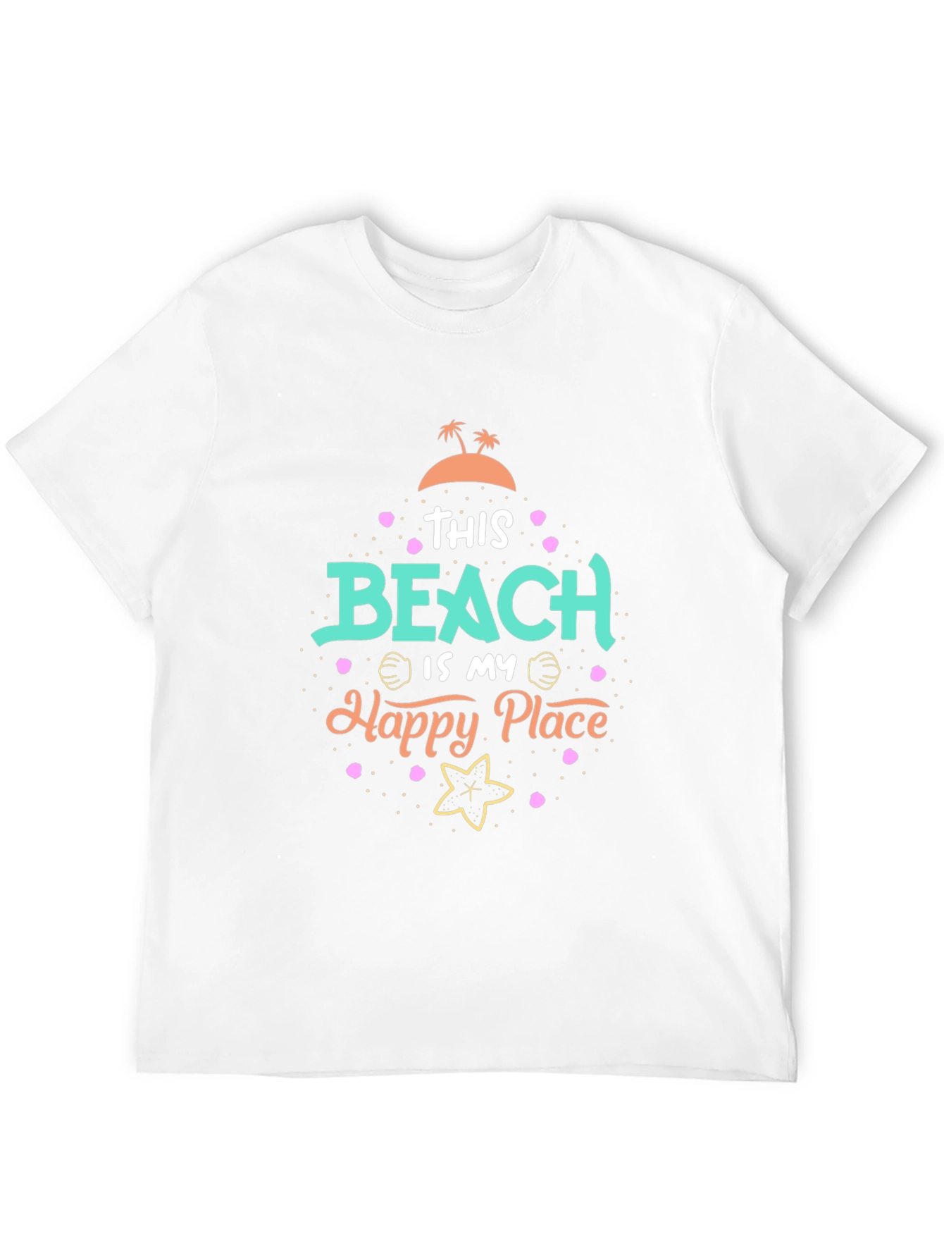 Beach Is My Happy Place Graphic Tee