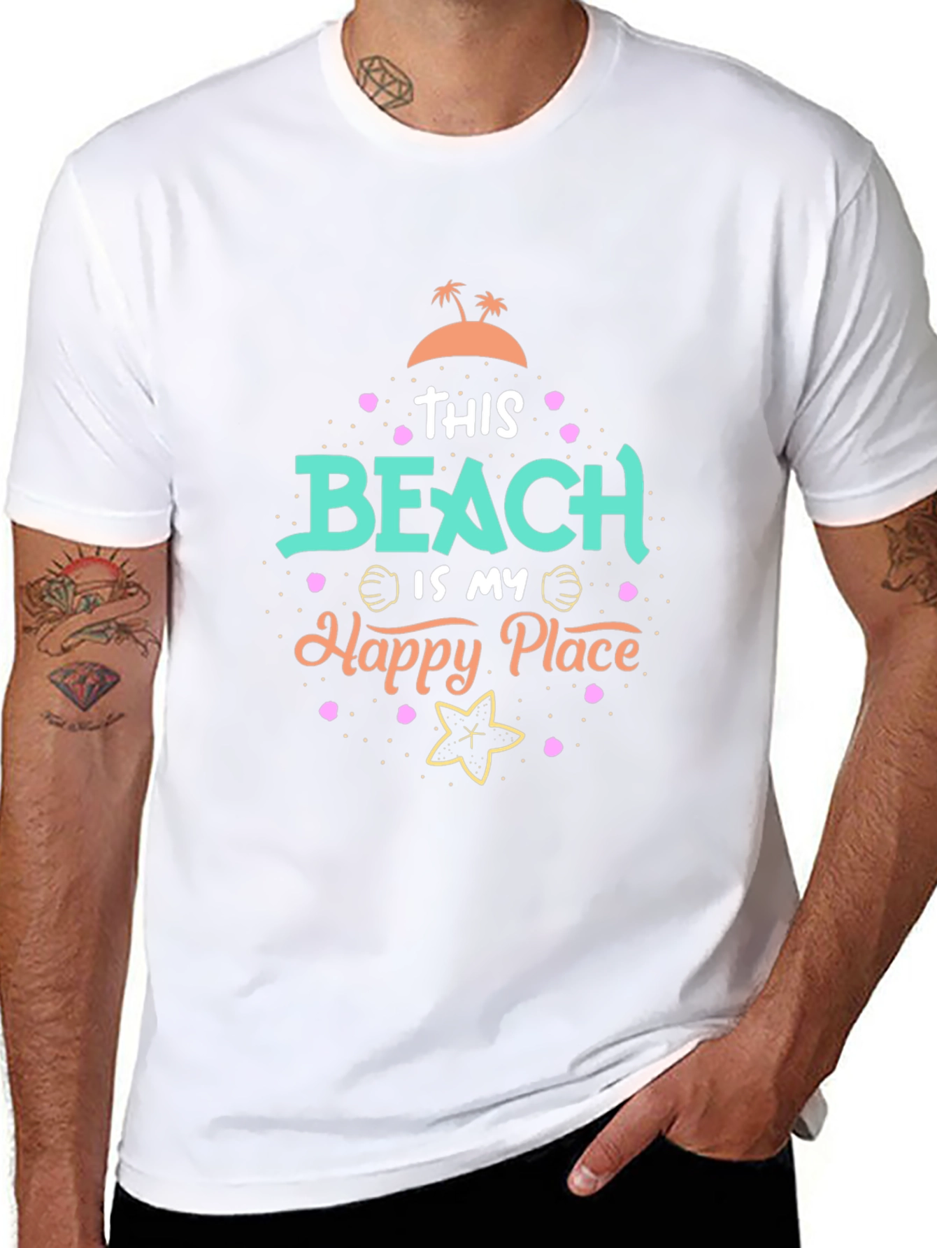 Beach Is My Happy Place Graphic Tee