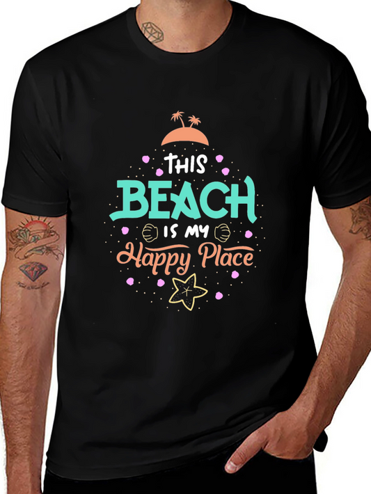 Beach Is My Happy Place Graphic Tee