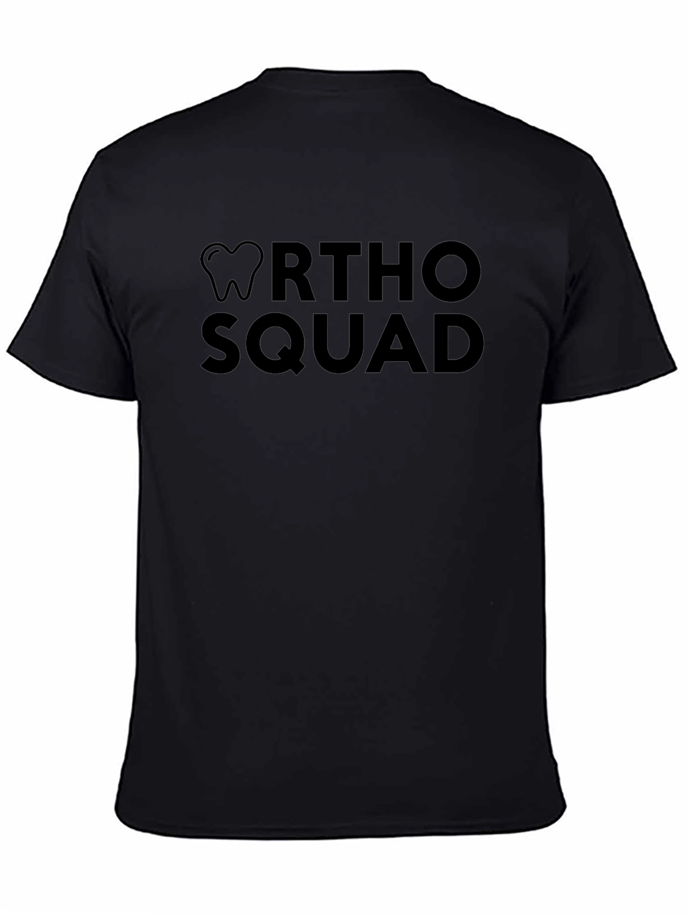Ortho Squad Black T-Shirt - Dental Support