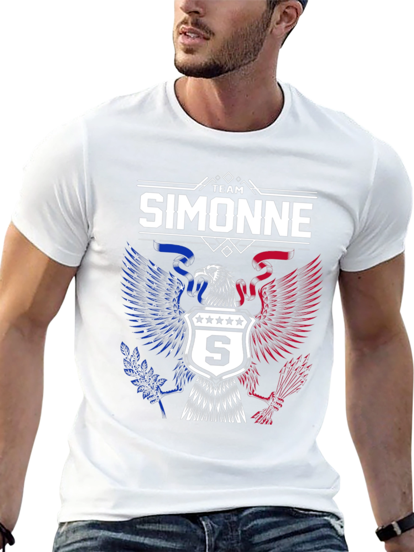 Team Simonne Eagle Graphic T-Shirt