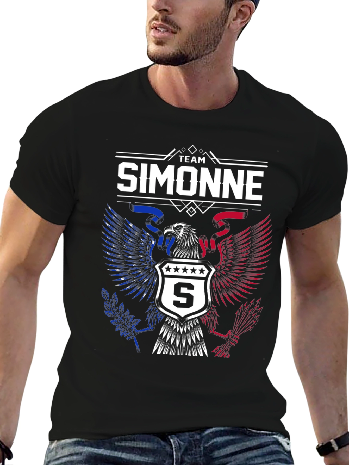 Team Simonne Eagle Graphic T-Shirt
