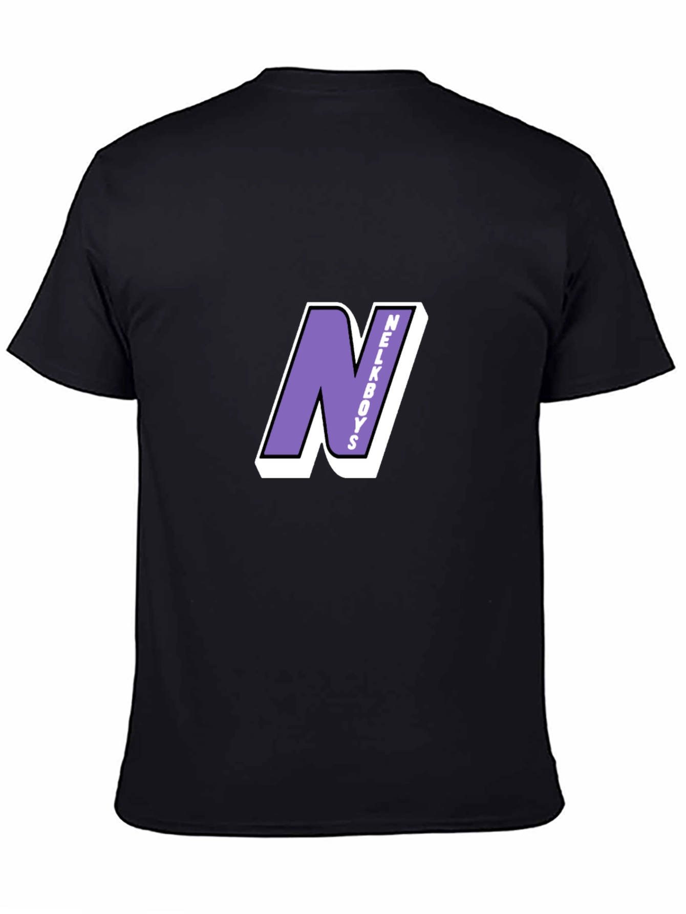 Nelkboys Logo Graphic Black T-Shirt