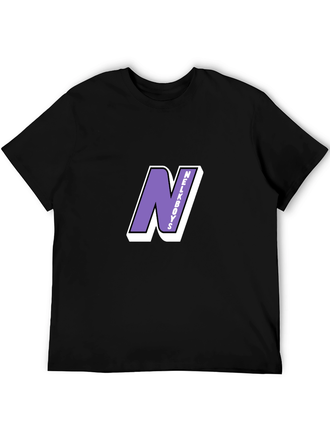 Nelkboys Logo Graphic Black T-Shirt