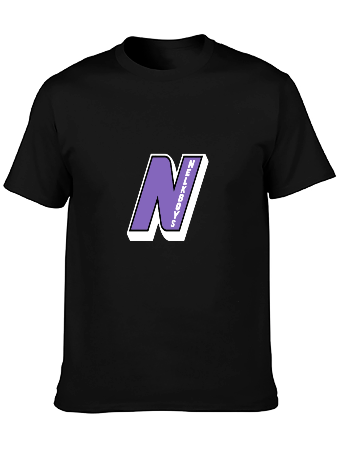 Nelkboys Logo Graphic Black T-Shirt