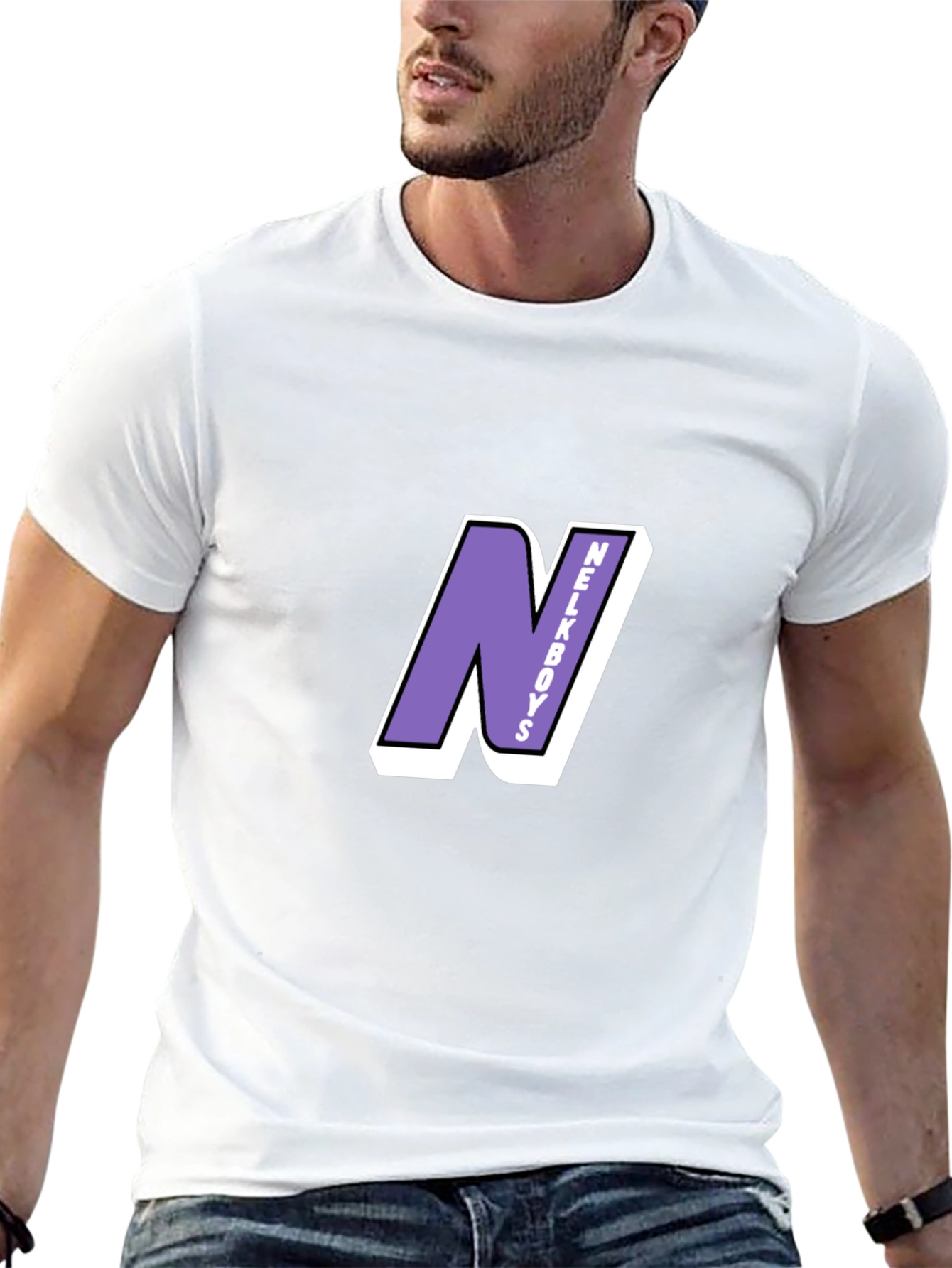 Nelkboys Logo Graphic Black T-Shirt
